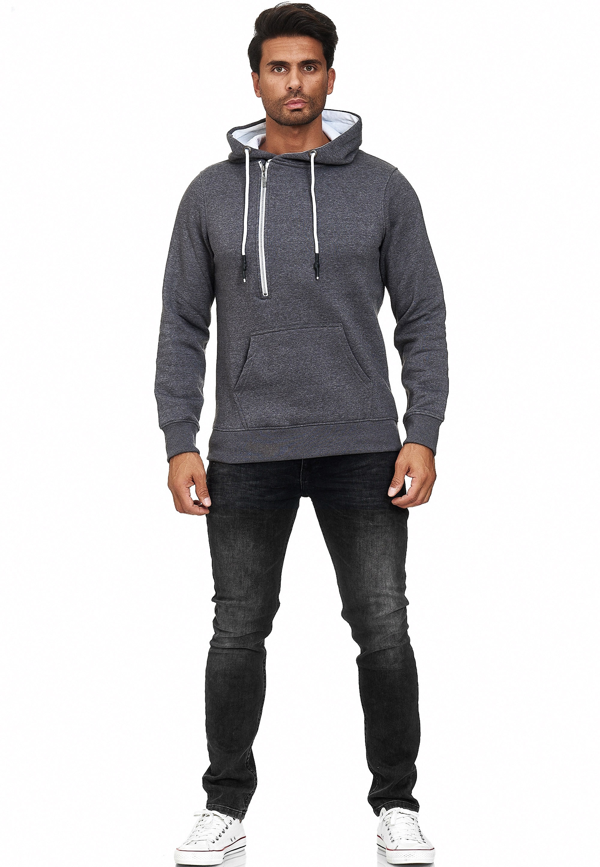 Rusty Neal Kapuzensweatshirt, mit seitlichem BAUR ▷ kaufen | Reißverschluss