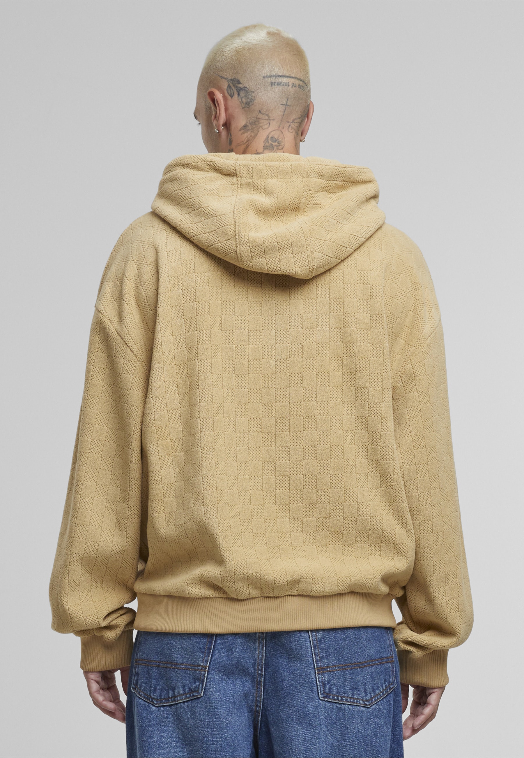 URBAN CLASSICS Kapuzensweatshirt »Urban Classics Jaquard Velvet Suit«, 1 Stk.
