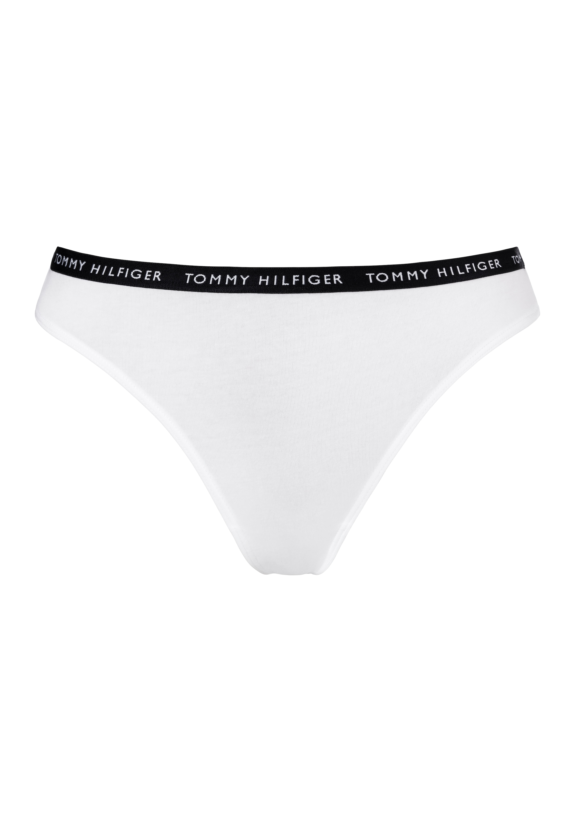 Tommy Hilfiger Underwear T-String, (3 St.), mit schmalem Logobündchen