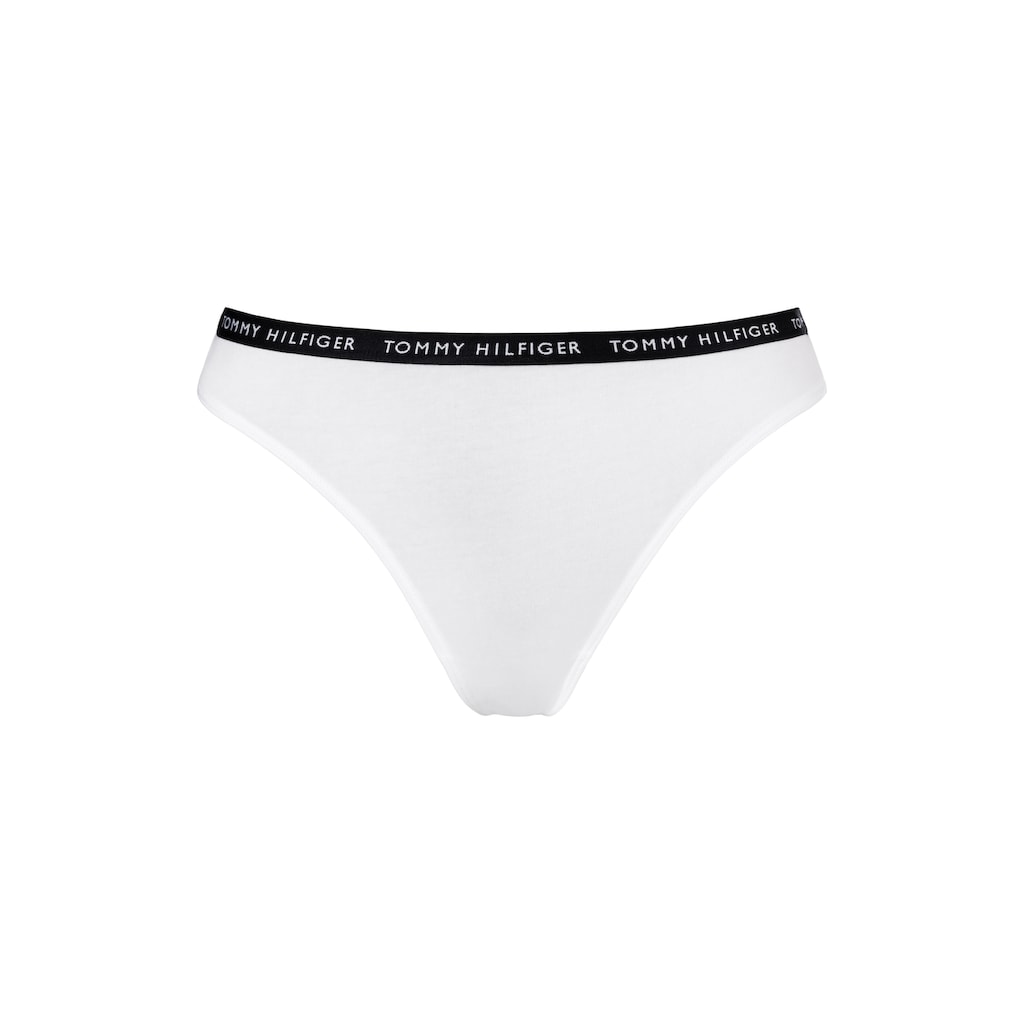 Tommy Hilfiger Underwear T-String, (3 St.), mit schmalem Logobündchen