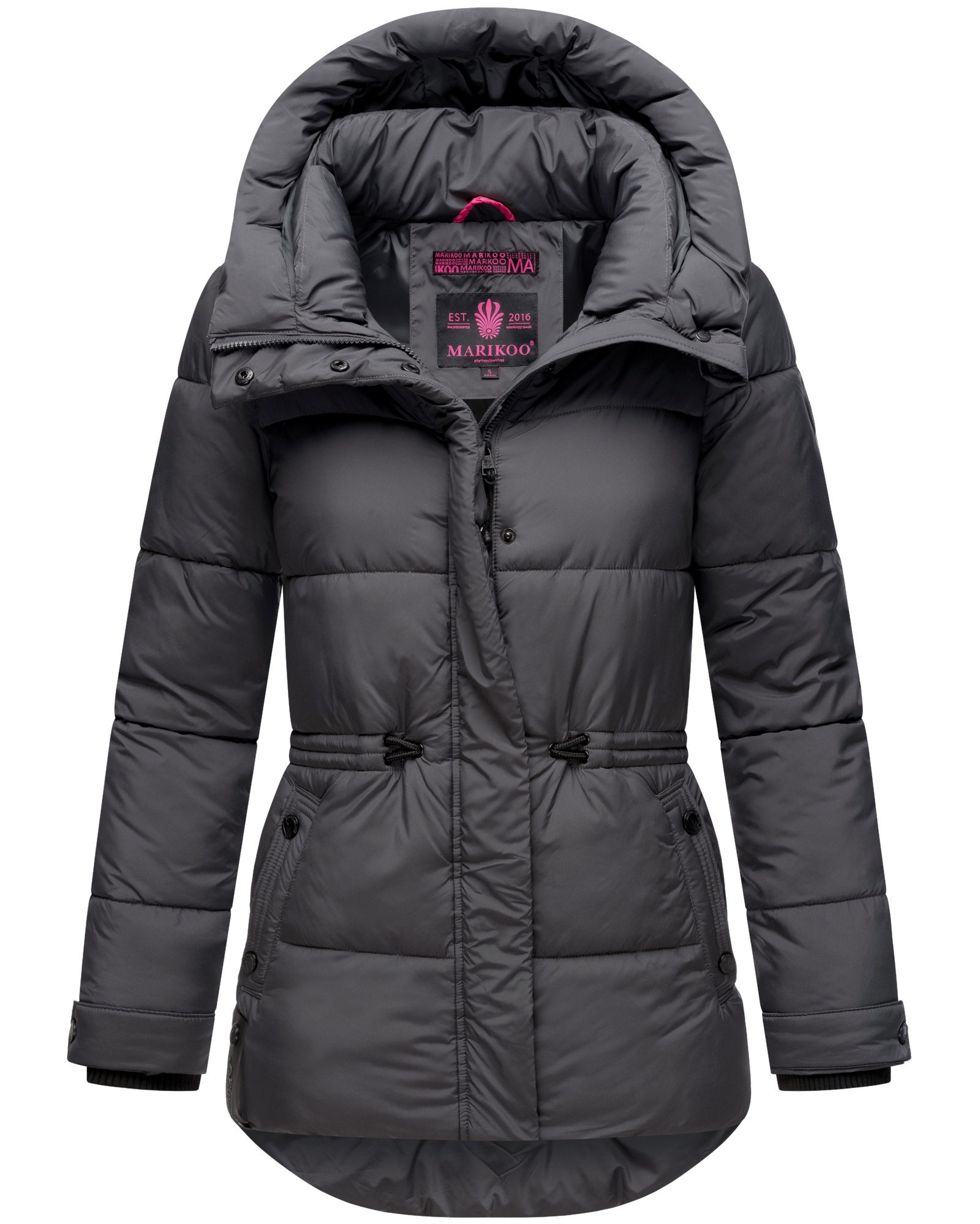 Marikoo Winterjacke "Akumaa", mit tailliertem Schnitt