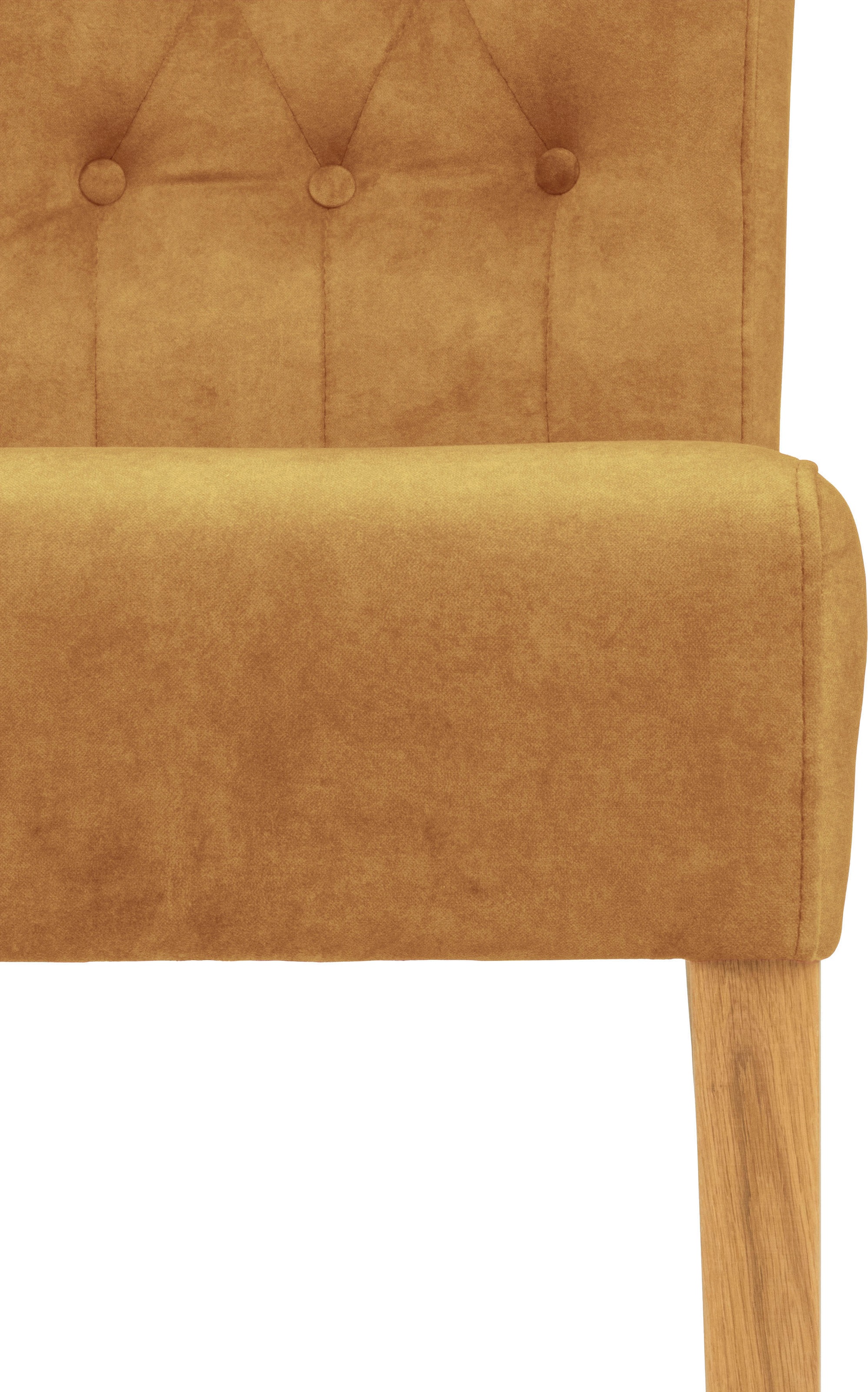 Home affaire Polsterstuhl »Queen«, (Set), 2 St., Samtvelours, Esszimmerstuhl mit Knopfheftung, 2er, 4er oder 6er-Set