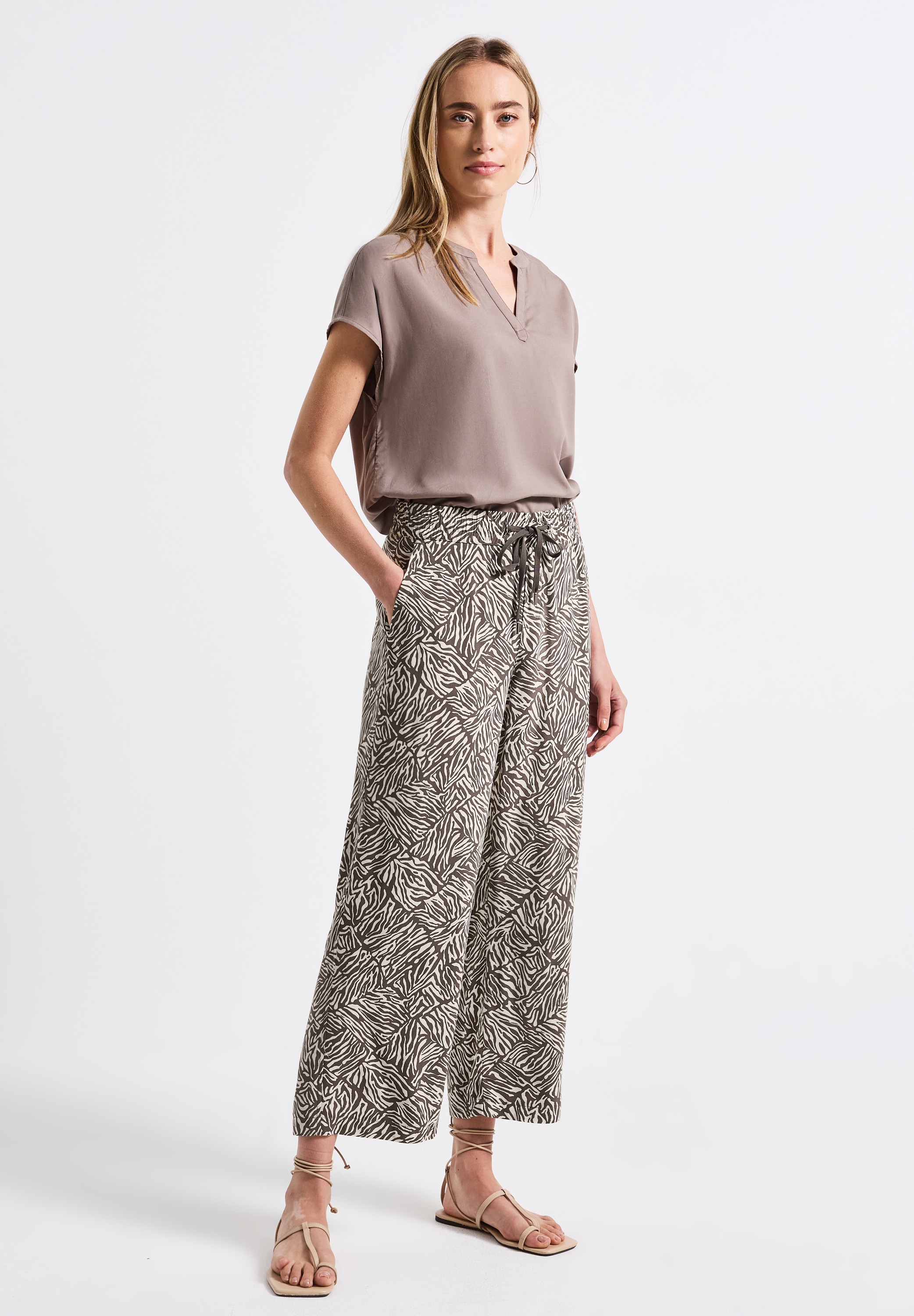 STREET ONE Marlene-Hose, High Waist