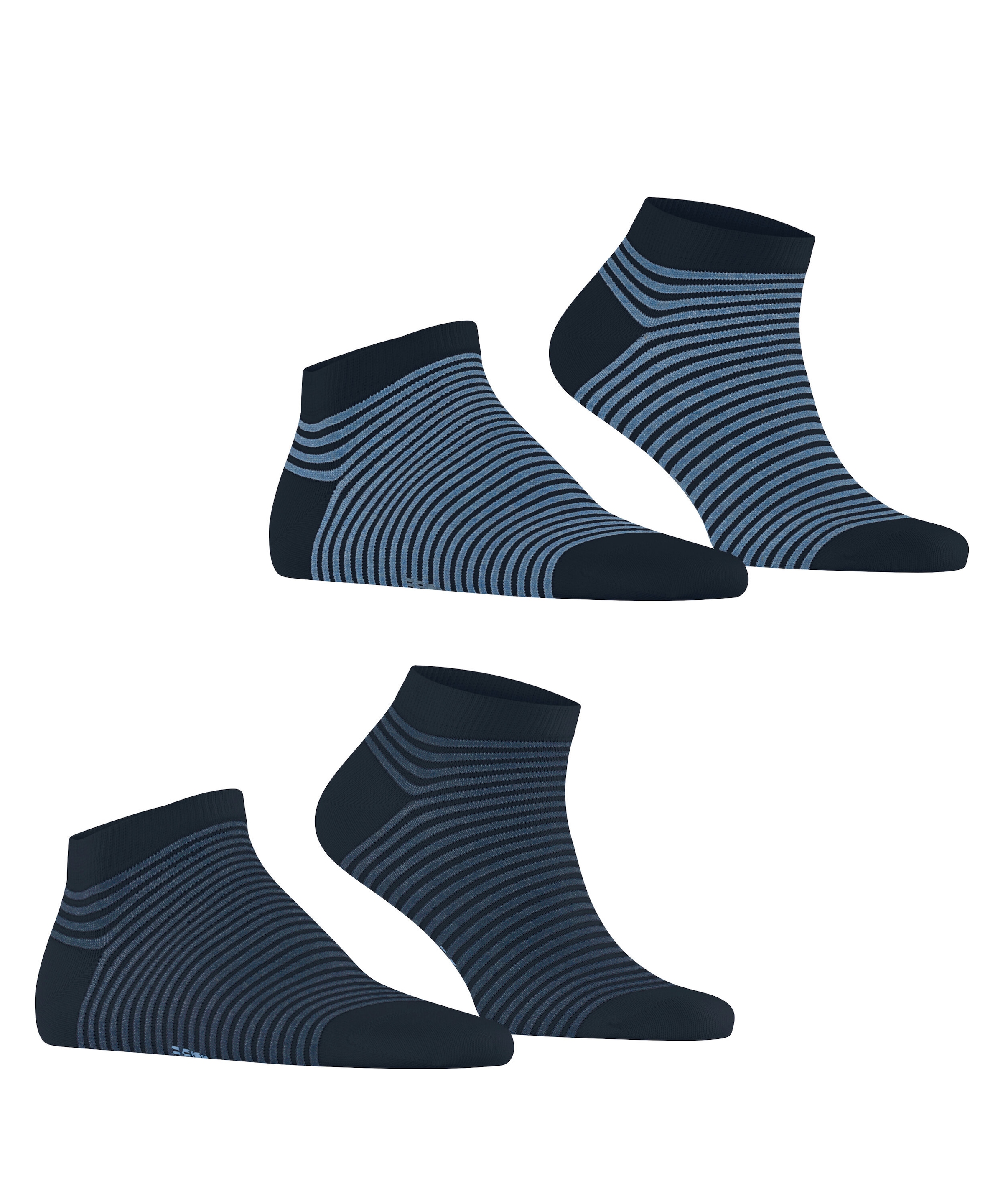 Esprit Sneakersocken »Fine Line« 2 Paar,  gestreift, schmales Bündchen, bequem