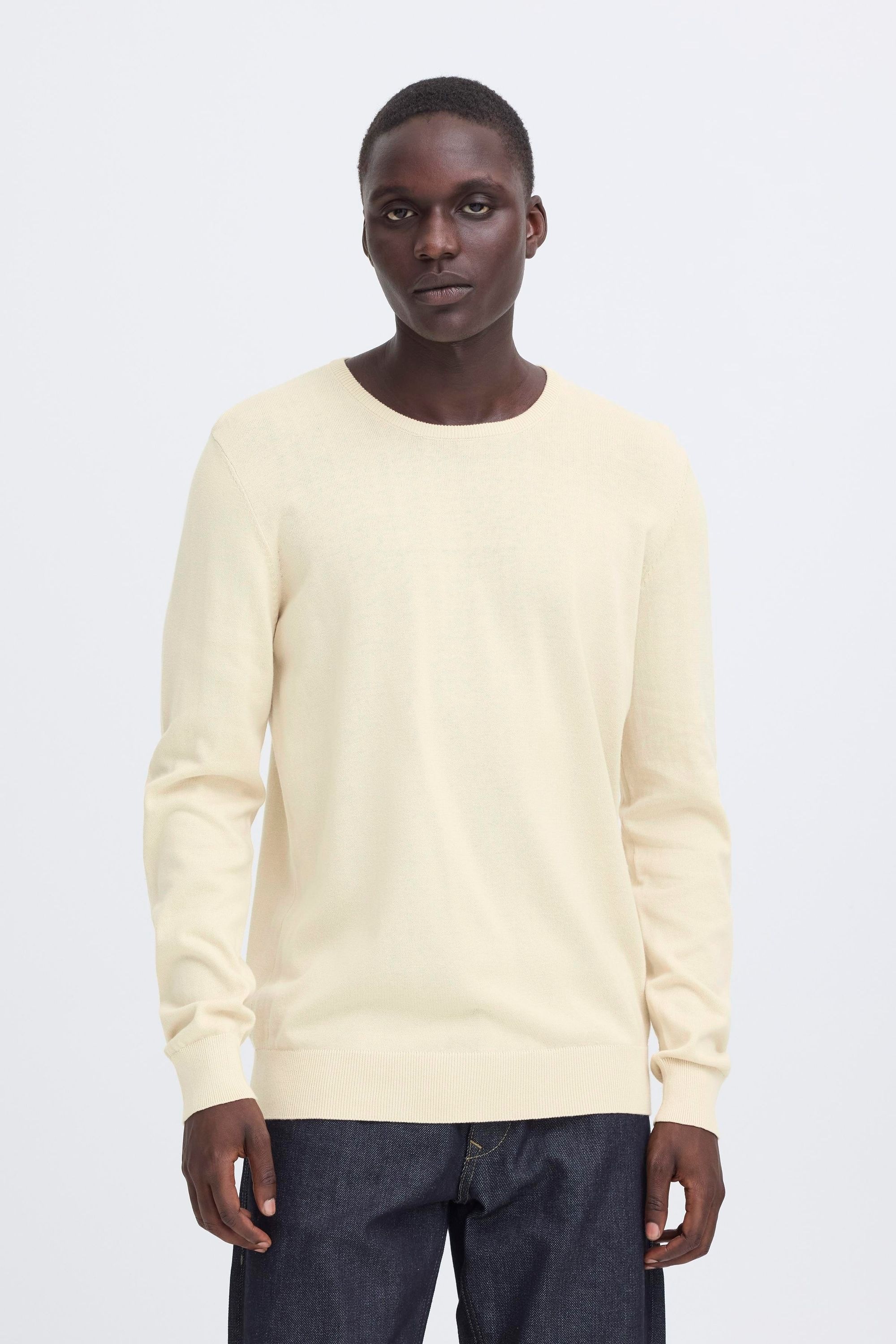 Blend Strickpullover "BHBray" Bequemer Feinstrick-Pullover mit Rippbündchen günstig online kaufen