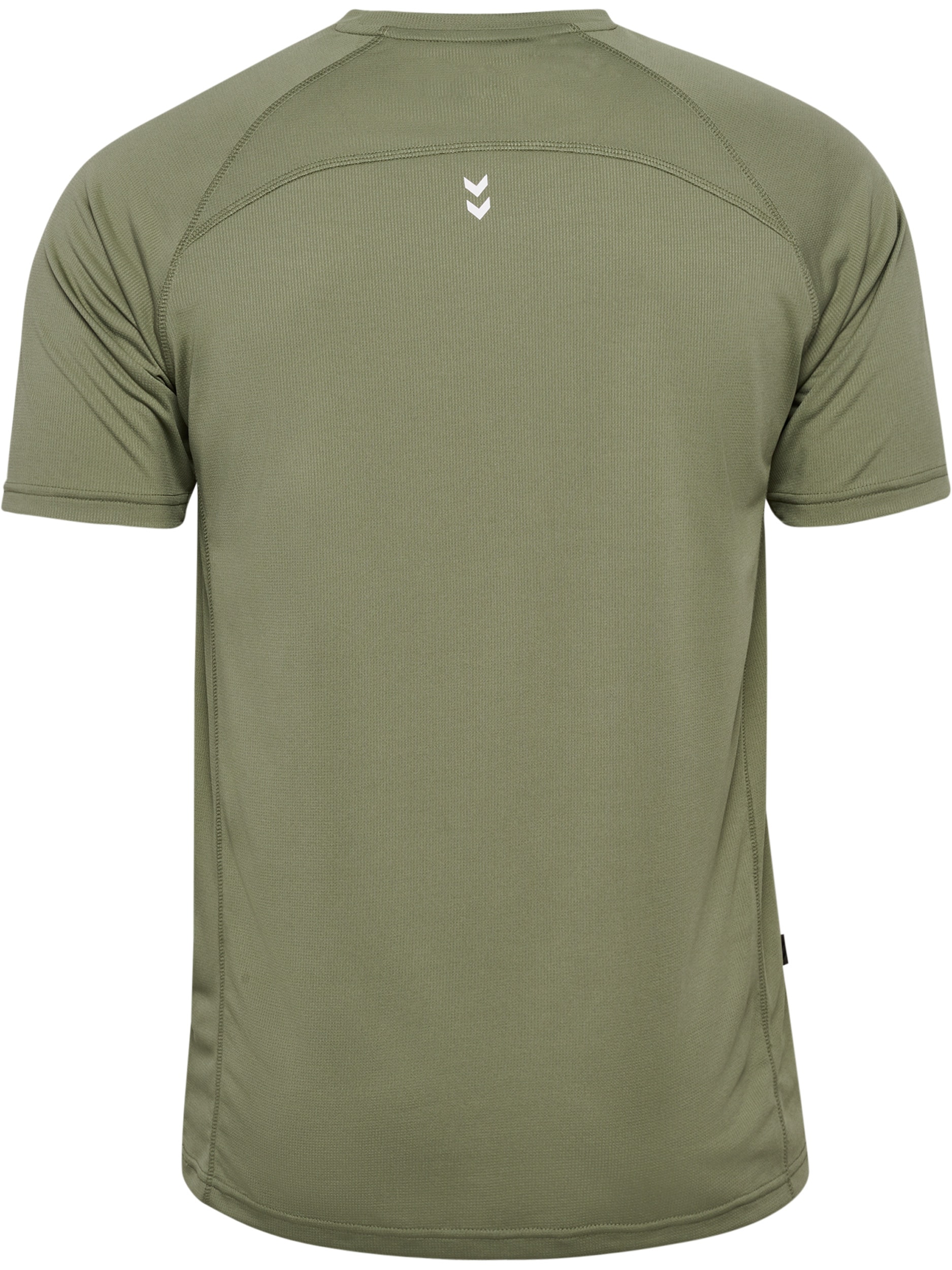 hummel Trainingsshirt »HMLPULSE WORKOUT T-SHIRT S/S« mit dekorativem Print, atmungsaktiv, schnelltrocknend, aus Jerseystoff