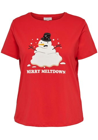 ONLY CARMAKOMA T-Shirt »CARXMAS SS REG TEE JRS«, für Weihnachten kaufen