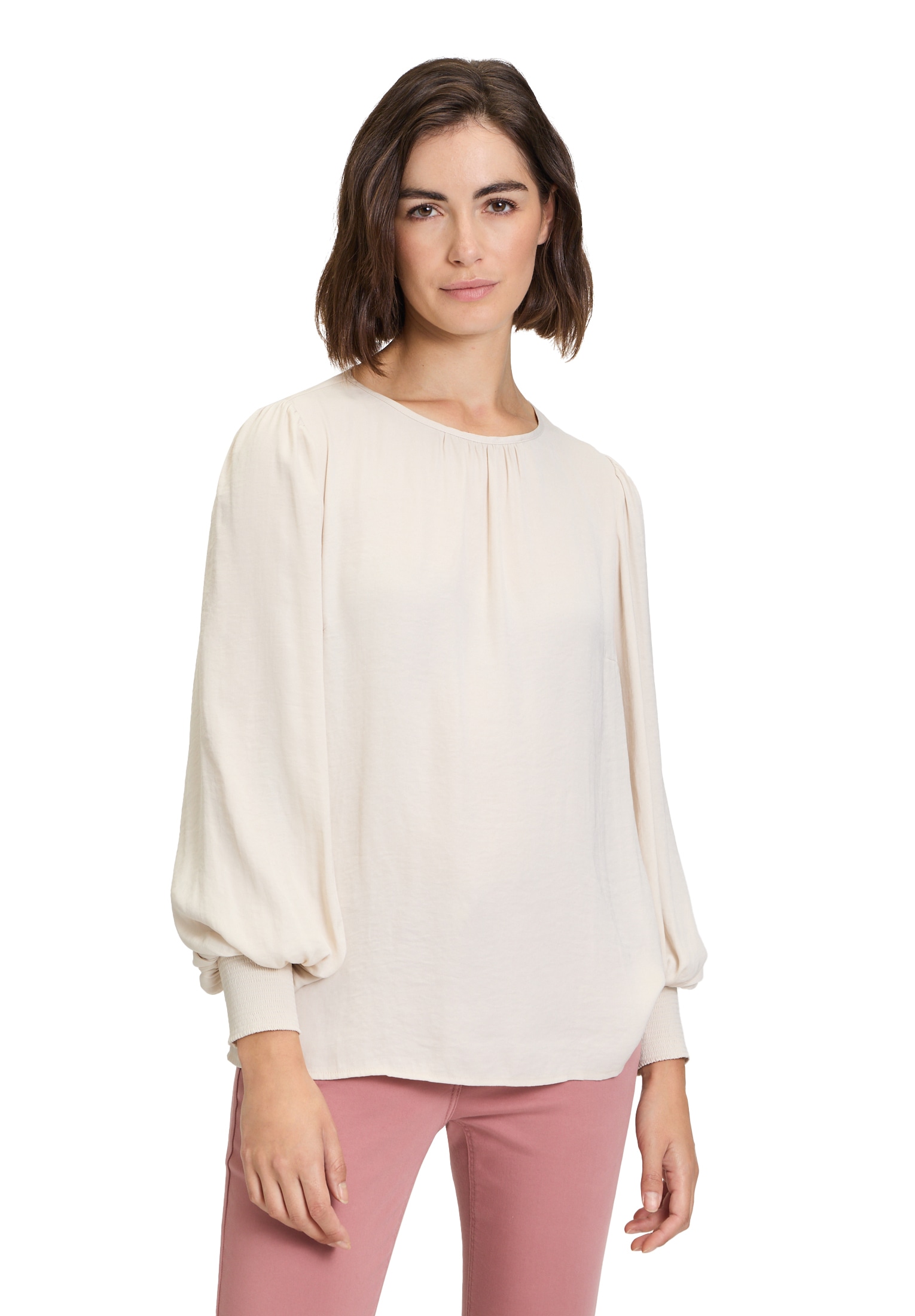 Betty Barclay Satinbluse "Betty Barclay Satin-Bluse langarm"