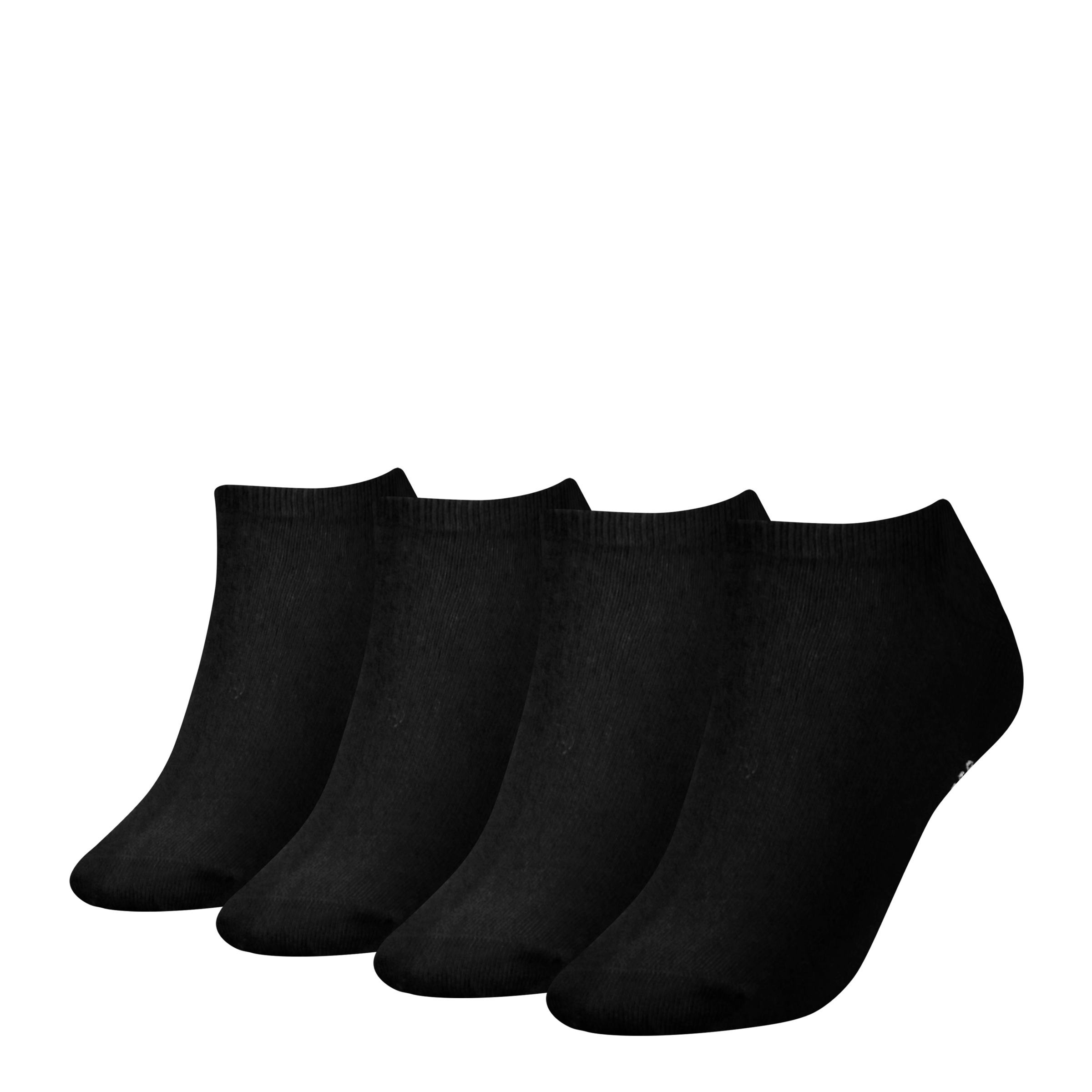 Tommy Hilfiger Sneakersocken "TH WOMEN 4P SNEAKER ECOM" Packung, 4 Stk. tlg. mit Logostickerei