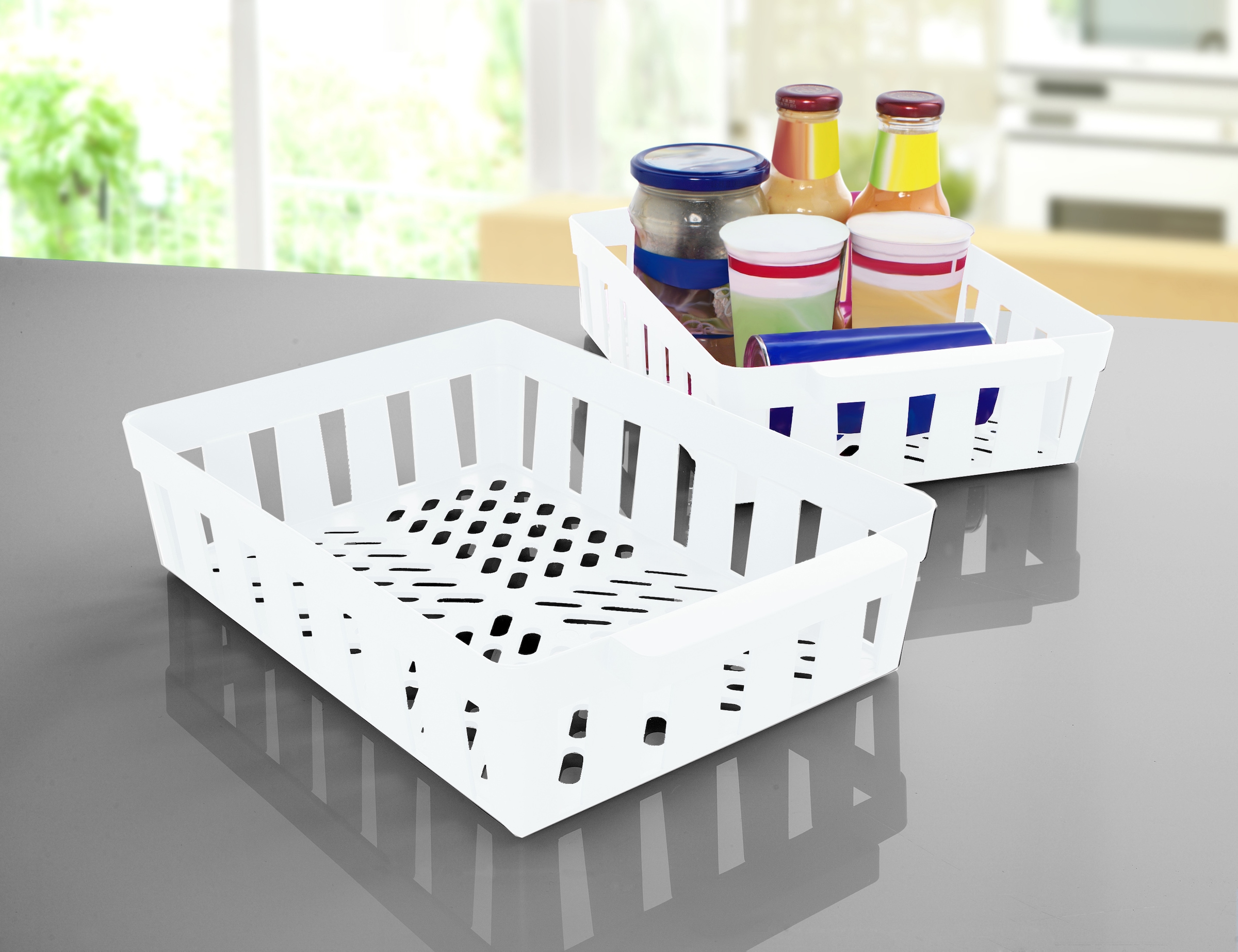 Ruco Aufbewahrungssystem Set, 4 Stk. tlg. für den Kühlschrank, Kunststoff, günstig online kaufen