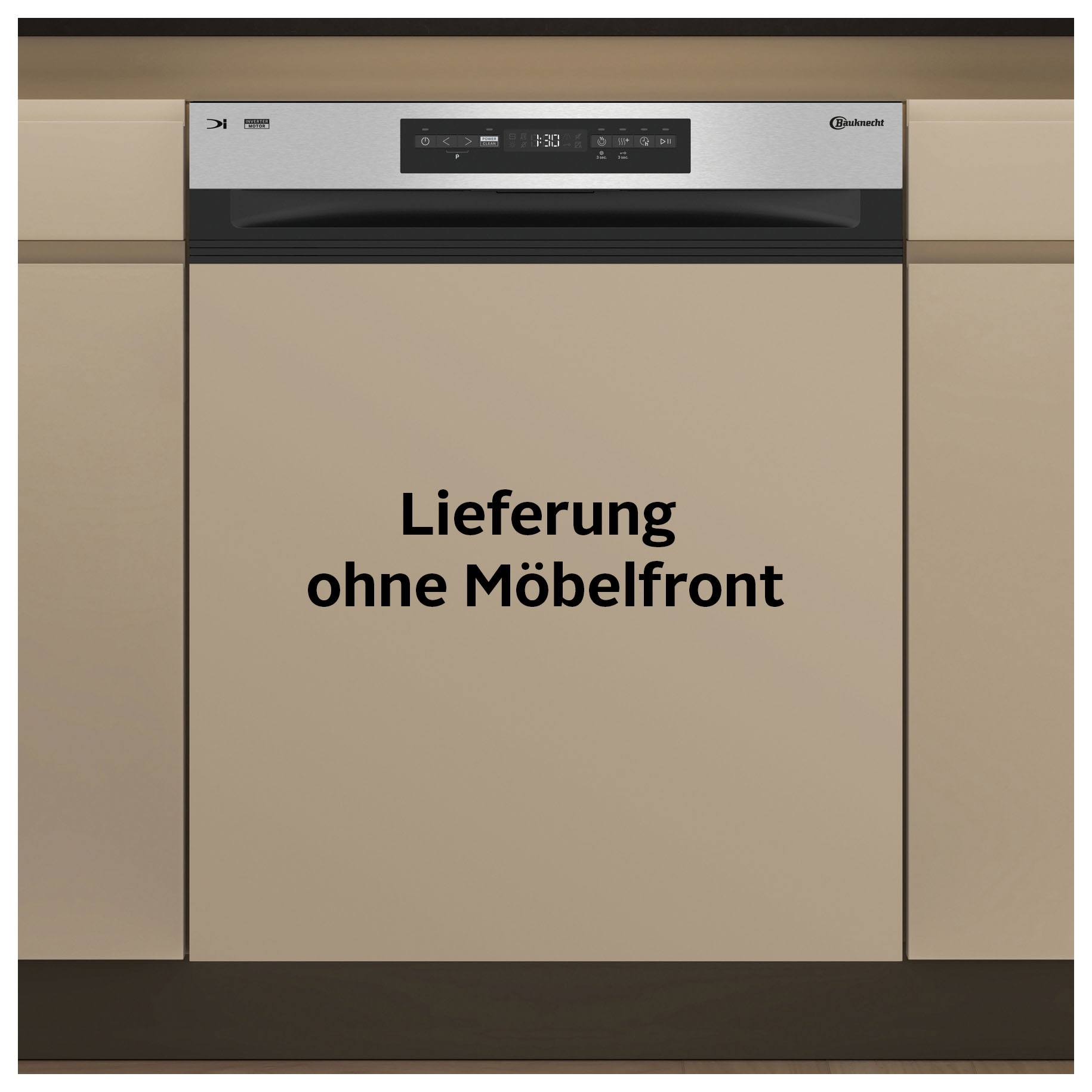 BAUKNECHT teilintegrierbarer Geschirrspüler "BKSV1 PAM;Kalt Vorspülen;Autom günstig online kaufen