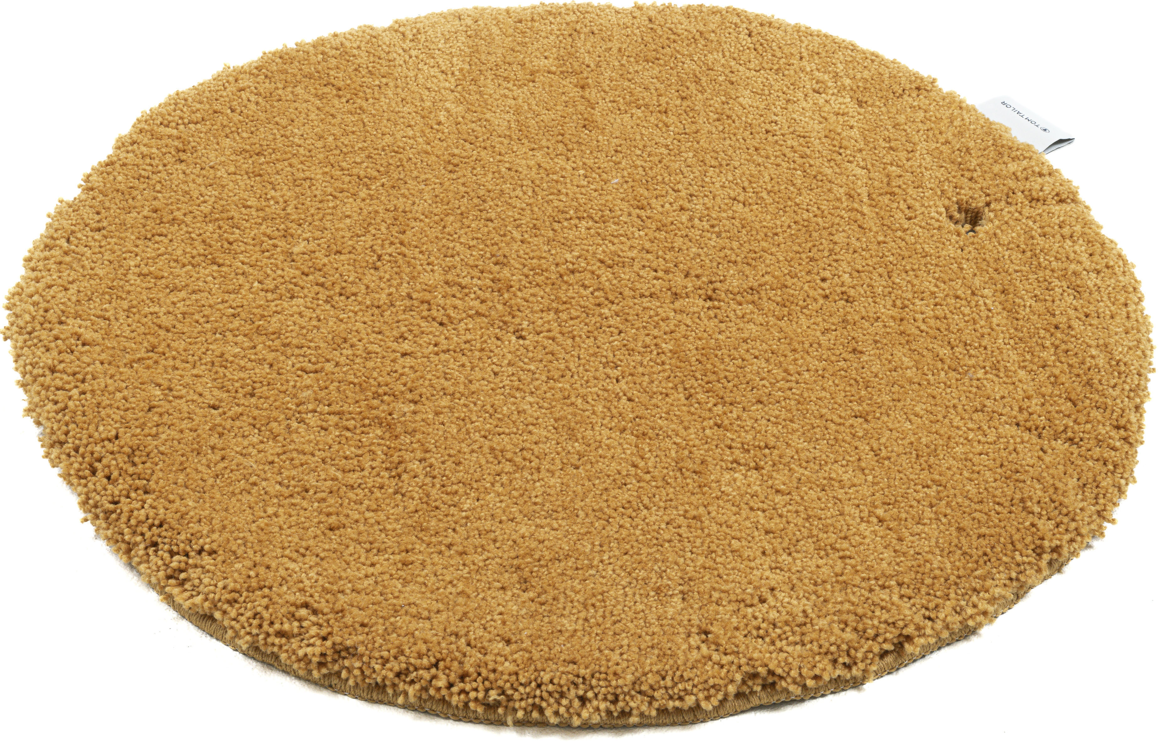 TOM TAILOR HOME Badematte "Cozy Bath UNI, Badvorleger, Badezimmer Teppich" Höhe 27 mm rutschhemmend beschichtet fußbodenheizungsgeeignet Badteppich, Uni Farben, rechteckig, in rund & oval erhältlich