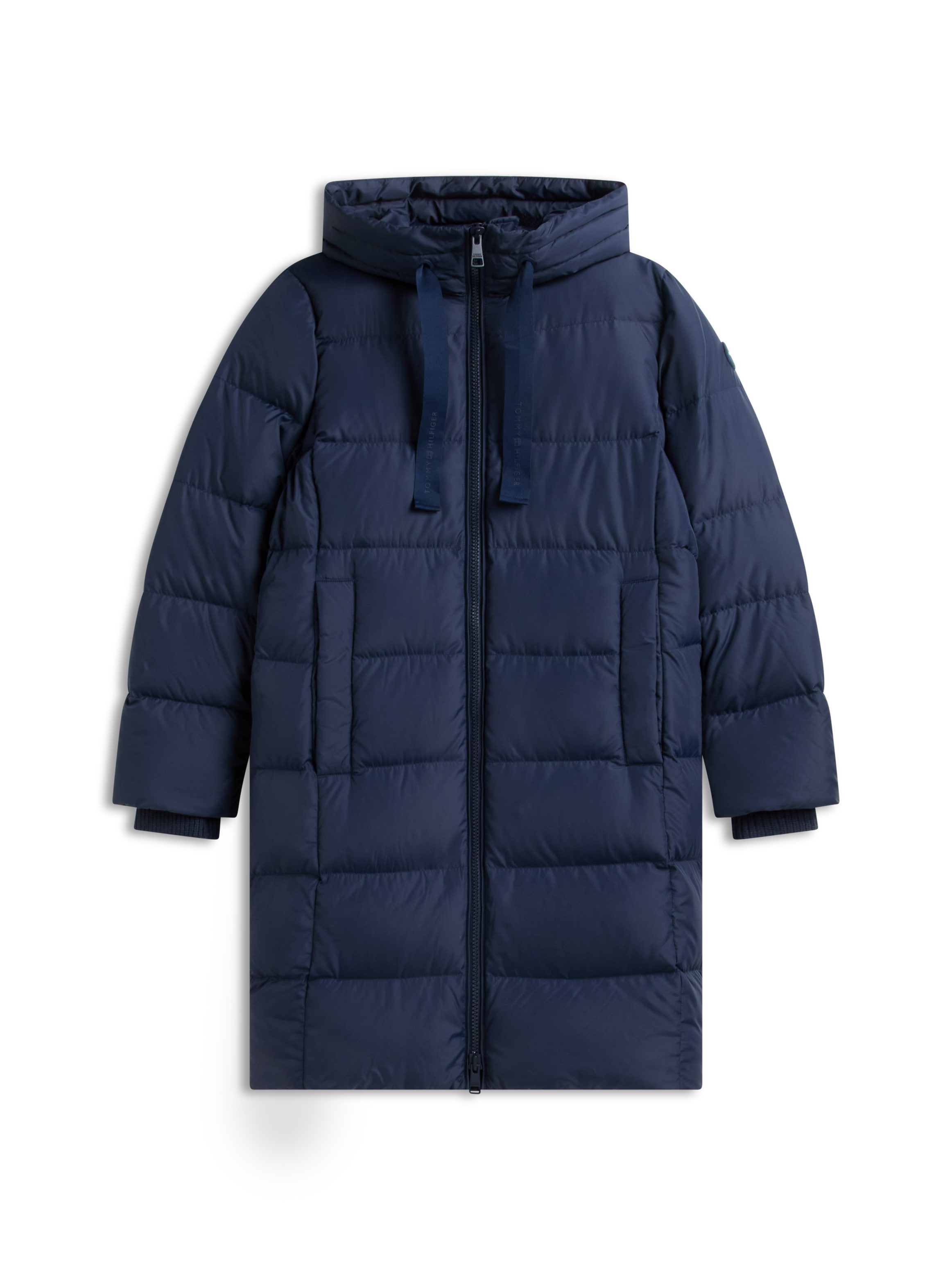 Tommy Hilfiger Steppmantel »TH TAPE DOWN COAT W/HOOD« Kunstfaser, Kapuze
