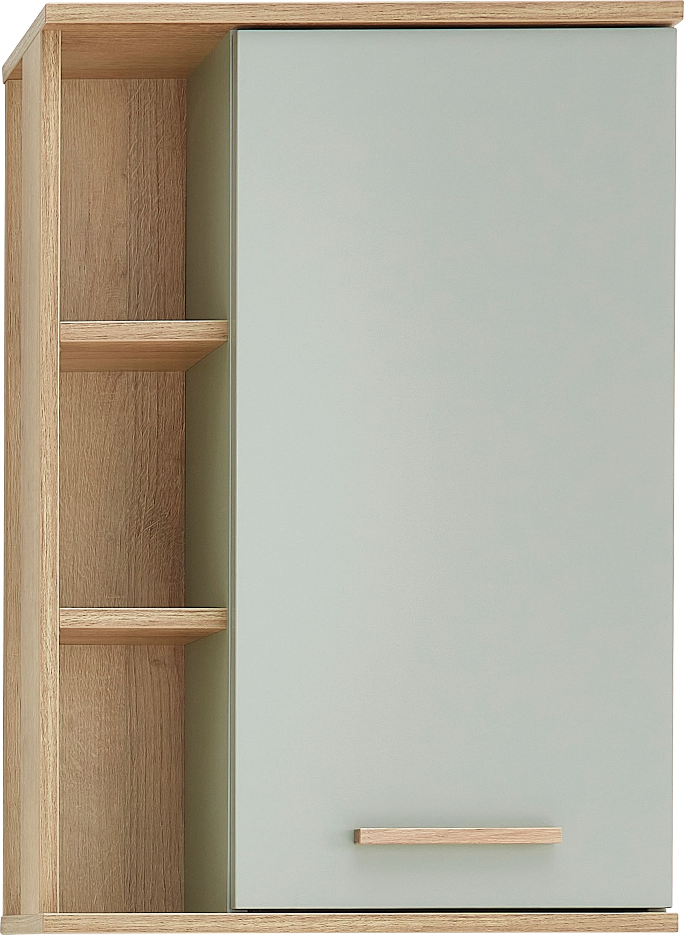 Saphir Hängeschrank "Quickset Badschrank 50,5 cm breit mit 1 Tür und 2 Glas günstig online kaufen