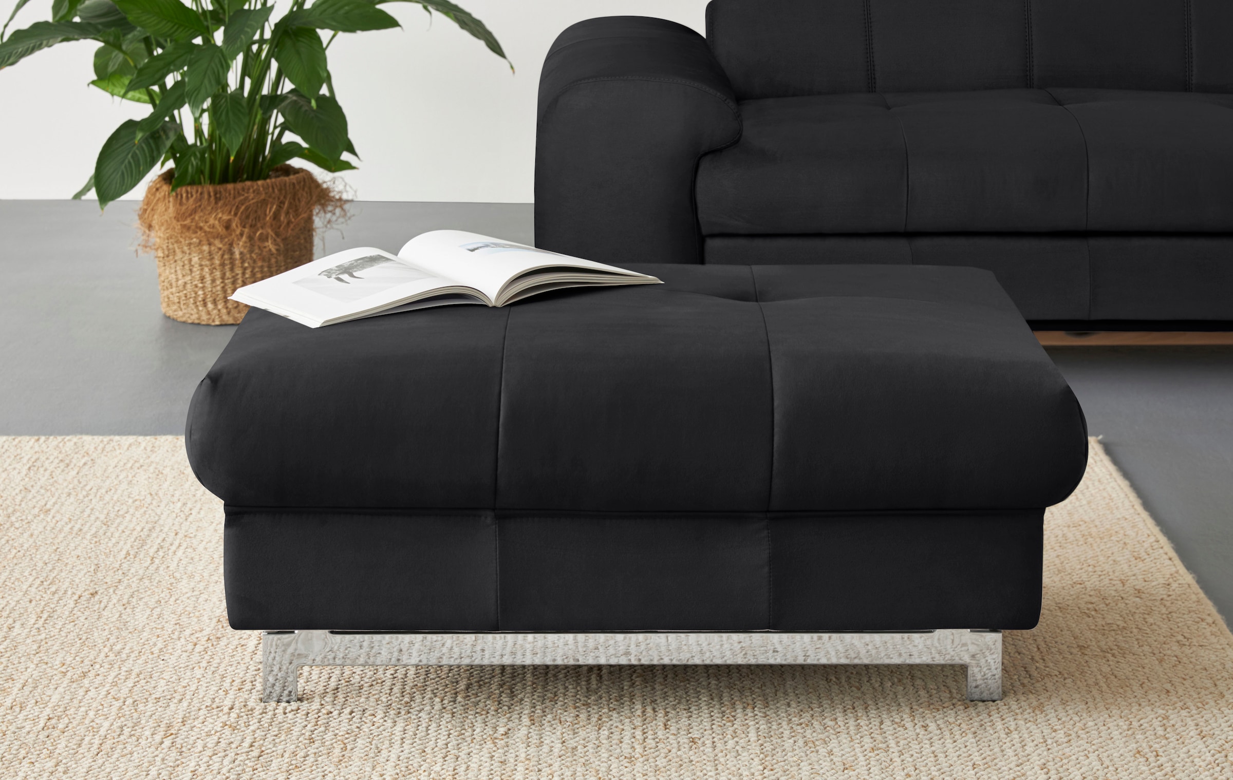 COTTA Hocker "Chef" mit edlen Metallfüßen günstig online kaufen