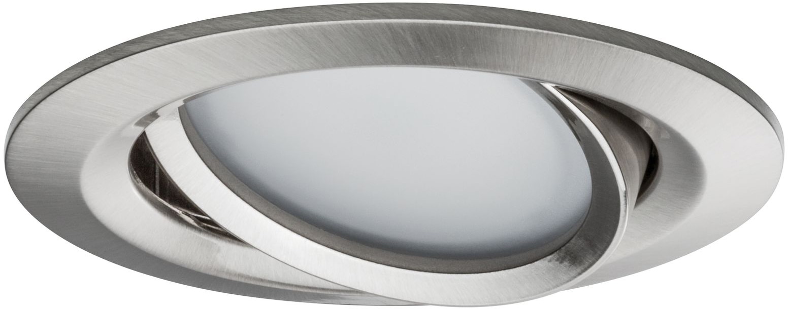 PAULMANN LED Einbaustrahler "Nova", 3, Ø 8,4cm, 3 Stk., silber, Leuchten