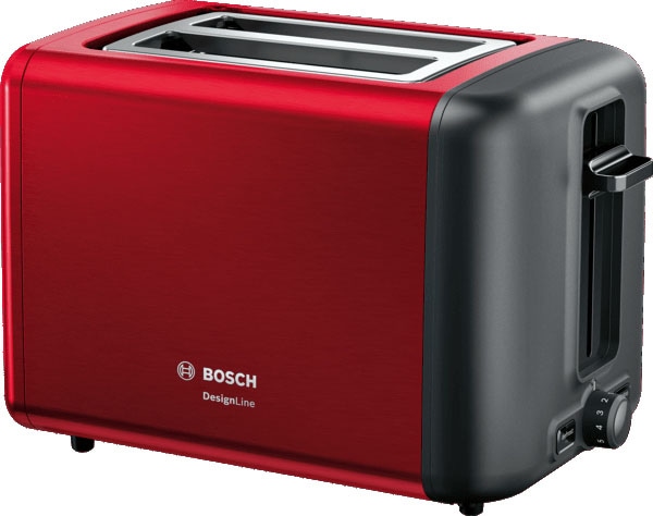 Toaster »TAT3P424DE DesignLine«, 2 kurze Schlitze, 820 W