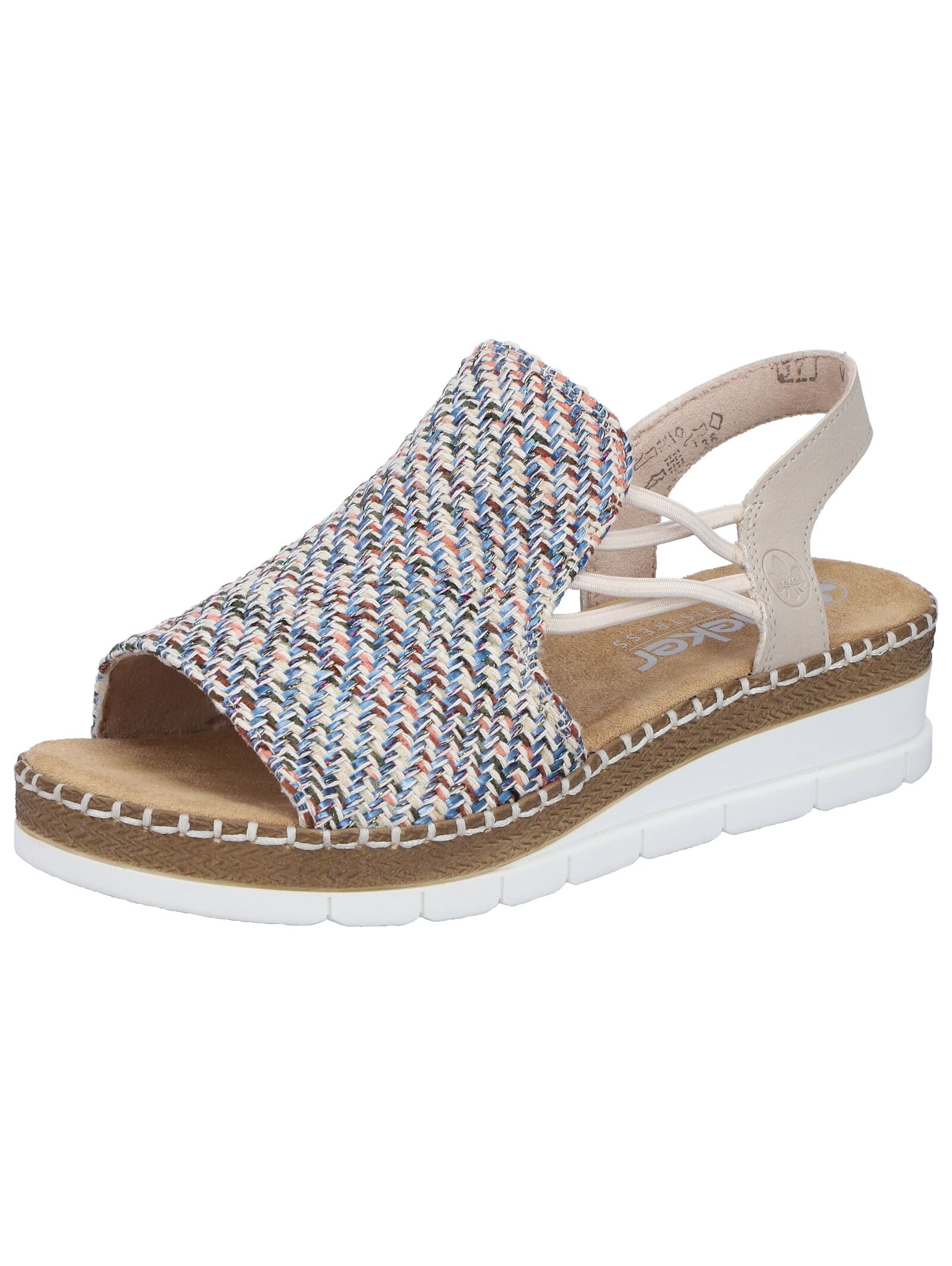 Rieker Keilsandalette "Rieker Sandalen Textil"