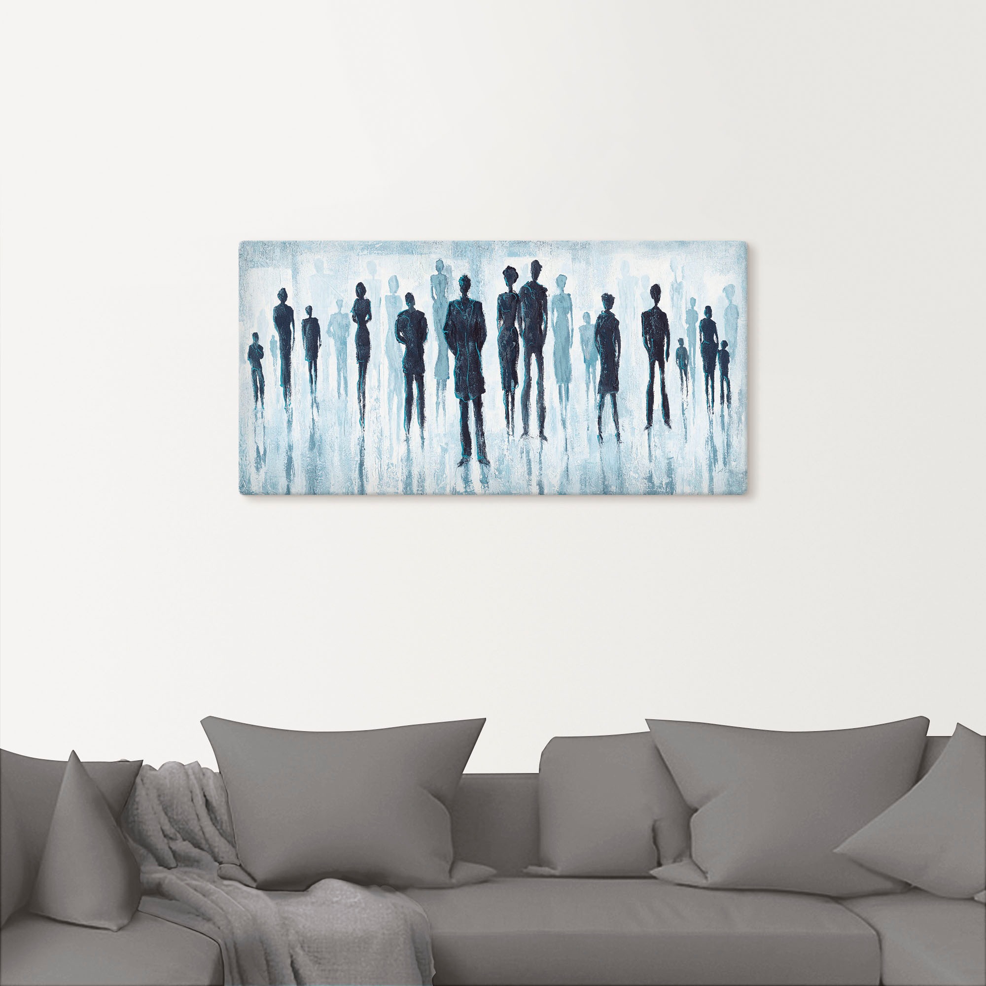 Artland Wandbild »Genau in der Mitte«, Gruppen & Familien, (1 St.), als Alubild, Outdoorbild, Leinwandbild in verschied. Größen
