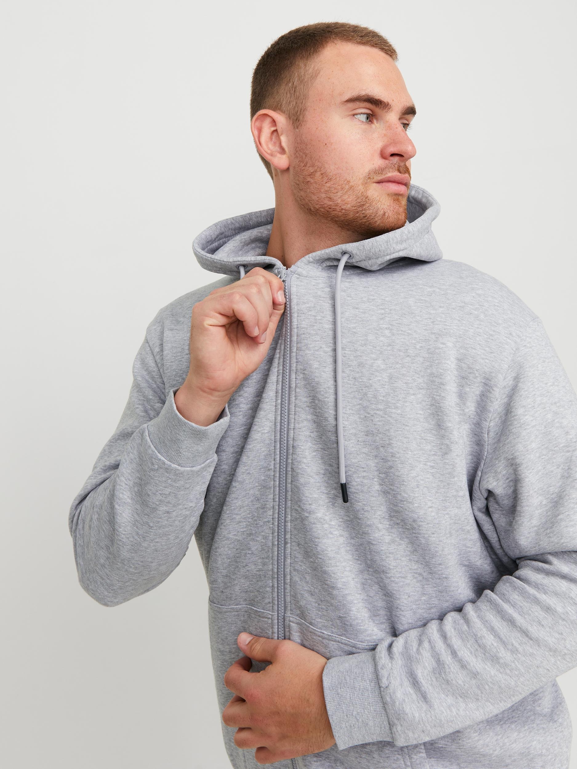 Jack & Jones PlusSize Kapuzensweatjacke "JJEBRADLEY mit Kapuze und weichem günstig online kaufen