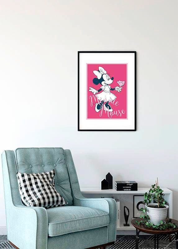 Komar Poster »Minnie Mouse Girlie«, Disney, (1 St.), Kinderzimmer, Schlafzimmer, Wohnzimmer