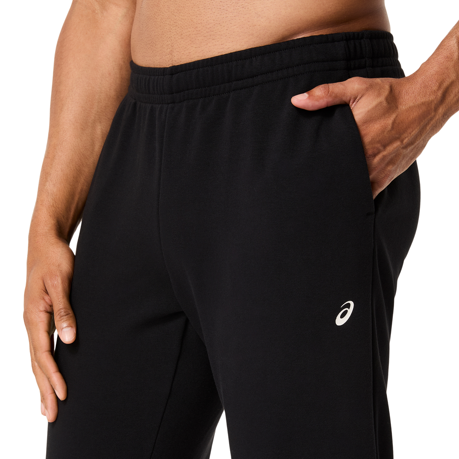 Asics Laufhose »FRENCH TERRY PANT«  sportlicher Stil, für Laufaktivitäten, aus Baumwolle und Polyester