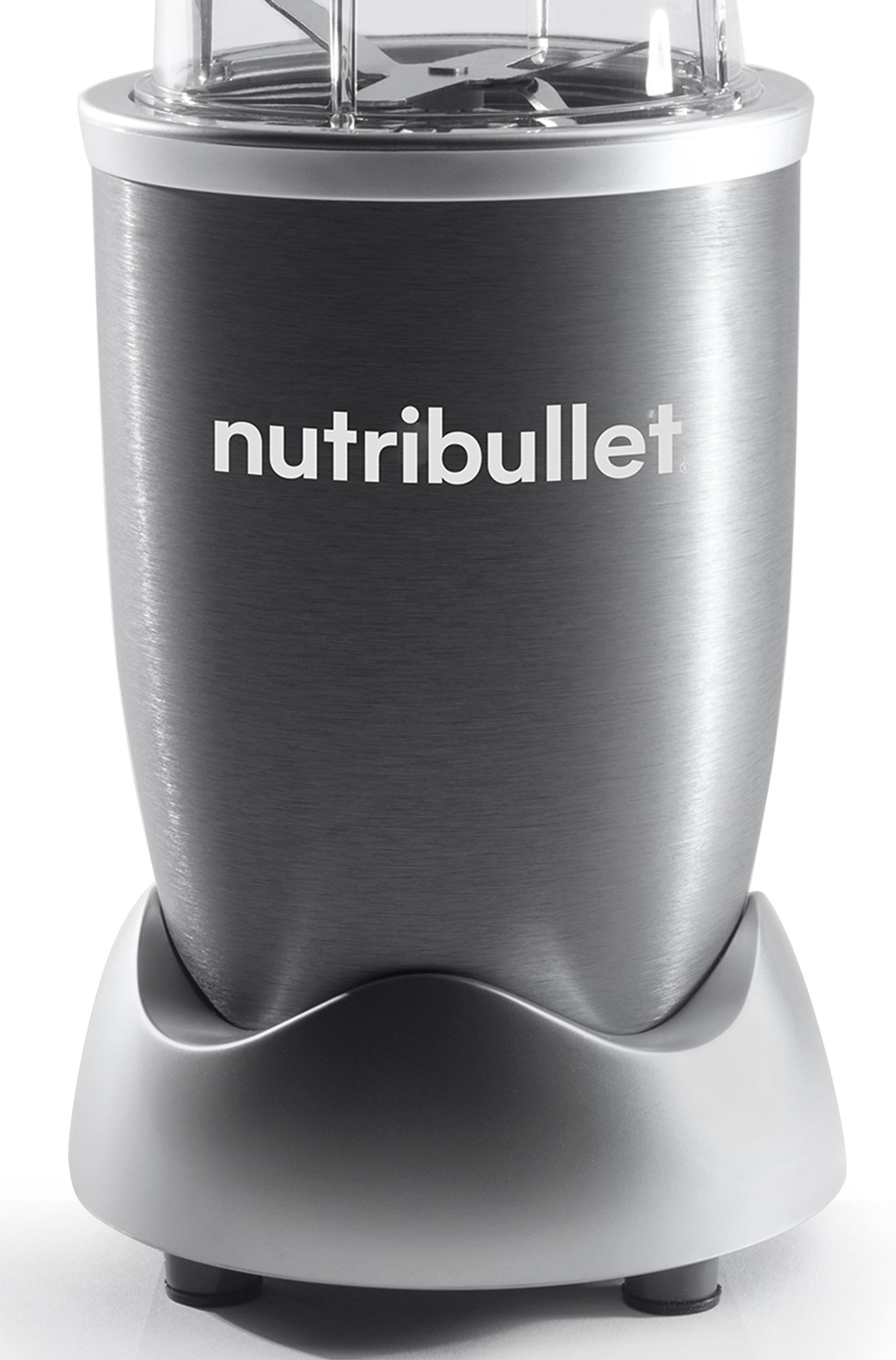 nutribullet Smoothie-Maker »Original NB606DG - kompakter Mixer, 600W, 3 Zubehörteile, Dunkelgrau« 600 W für Smoothies, Dips und vieles mehr; 700 ml To-Go Becher