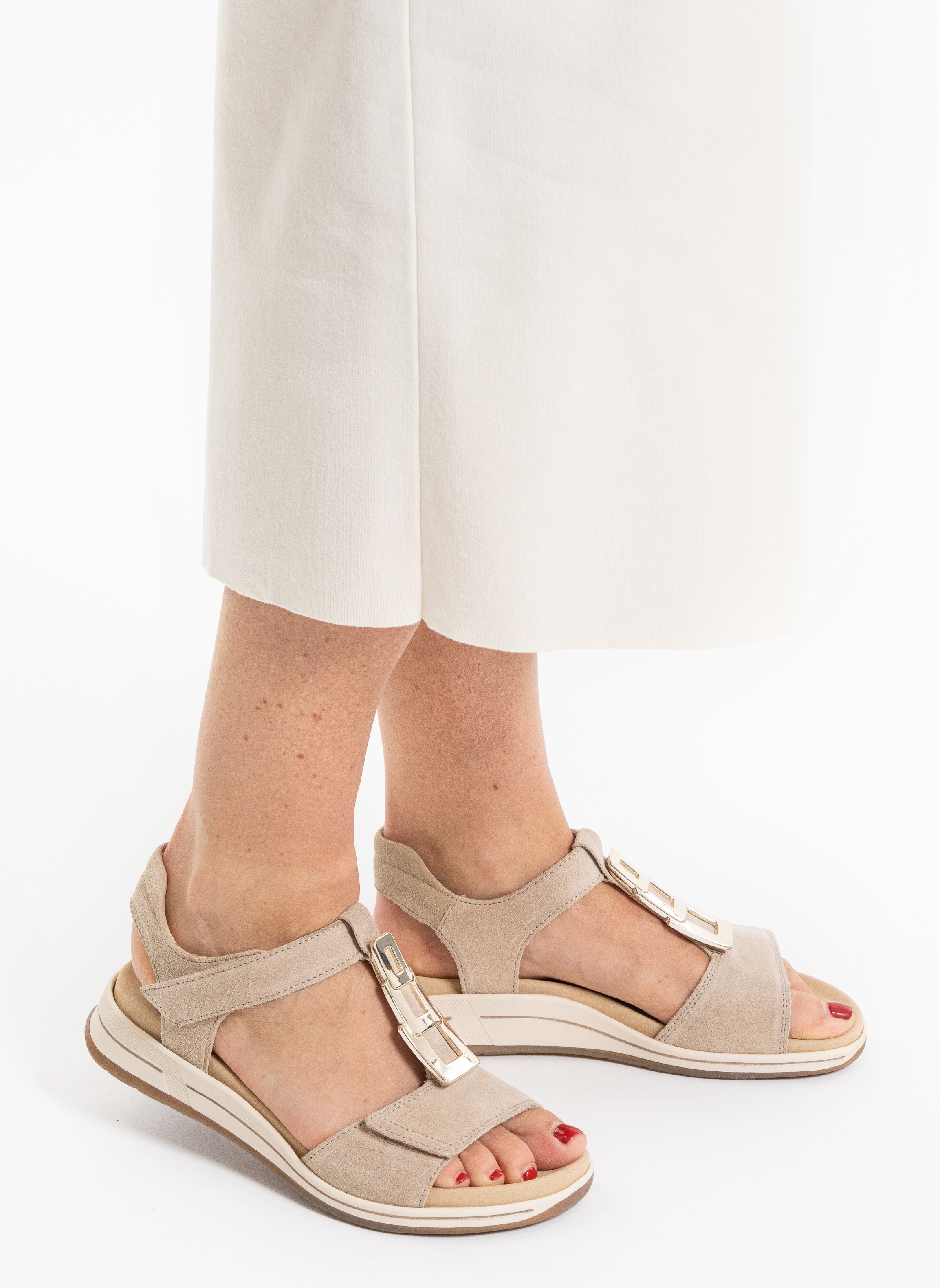 Ara Sandalette »OSAKA-S«, Keilsandale, Sommerschuh, Komfortschuh in Weite H (= sehr weit)
