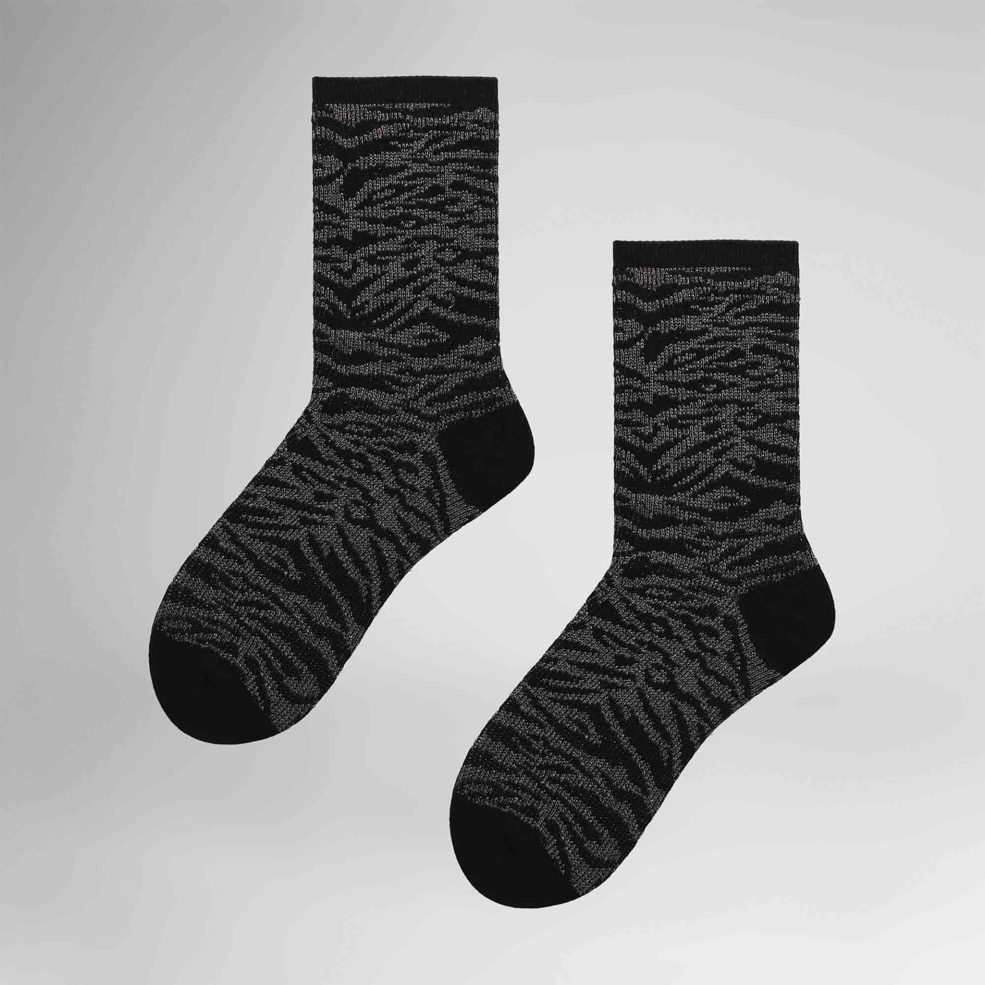 Hudson Socken "Socke Playful Tiger" Socken mit schimmerndem Tigermuster