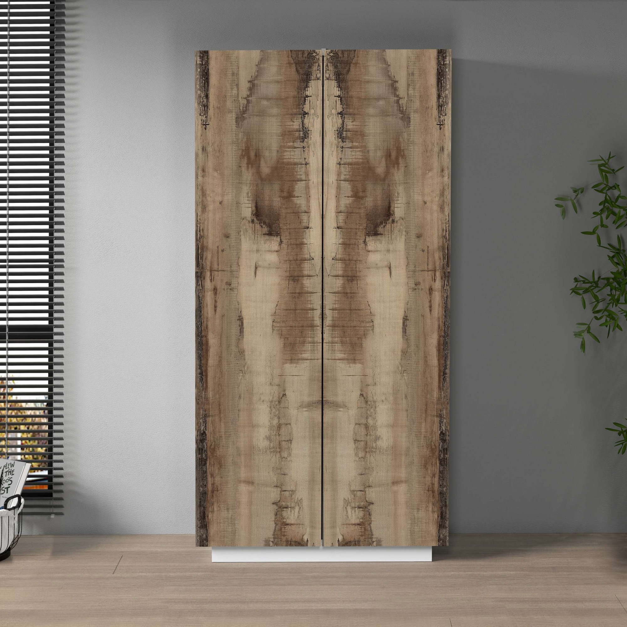 Home affaire Aktenschrank "Coro, Mehrzweckschrank, Büroschrank mit 2 Türen" & verstellbare Einlegeböden, Höhe 86 oder 166 cm, Made in Italy