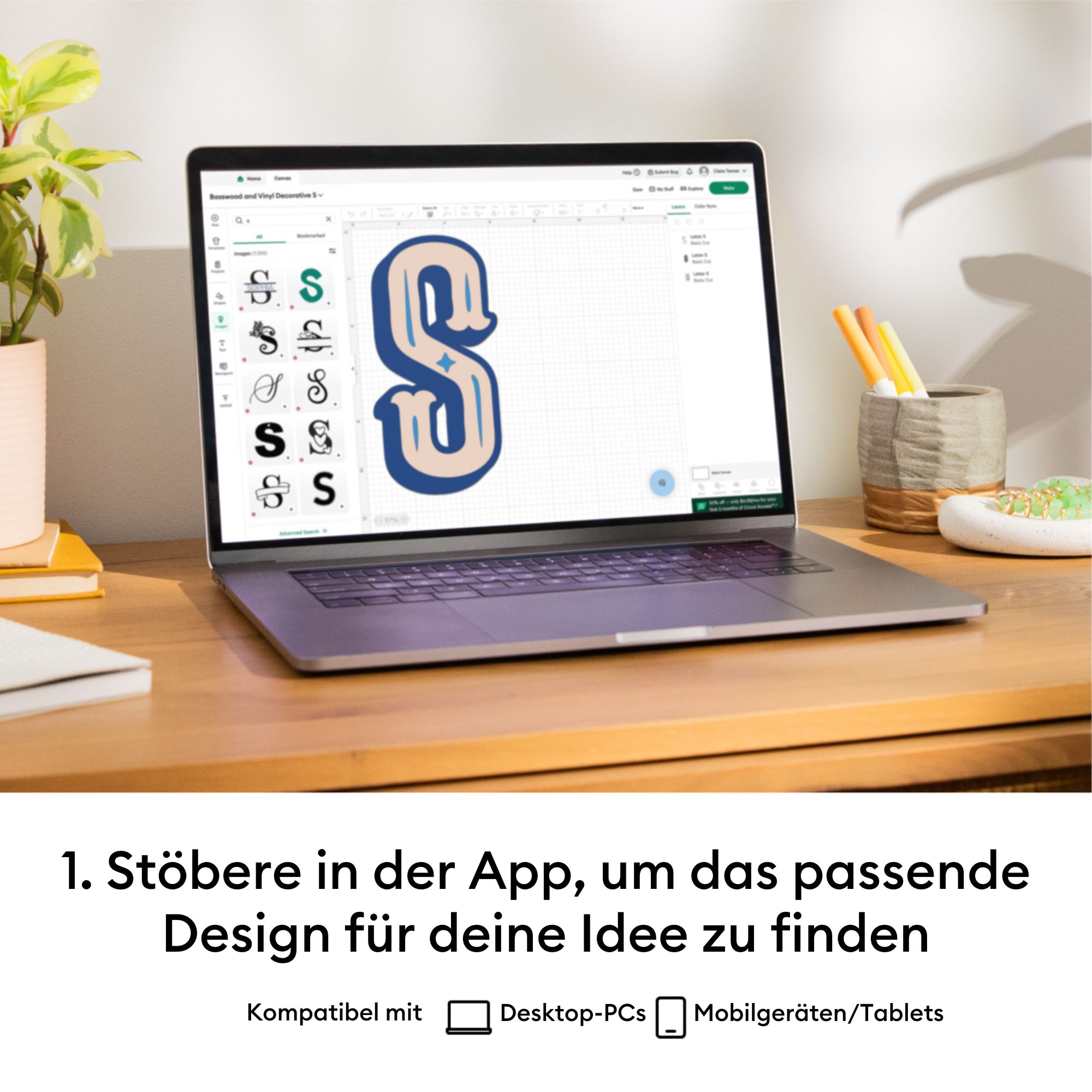 Cricut Schneideplotter »Maker™ 4 + Essentials-Bundle«