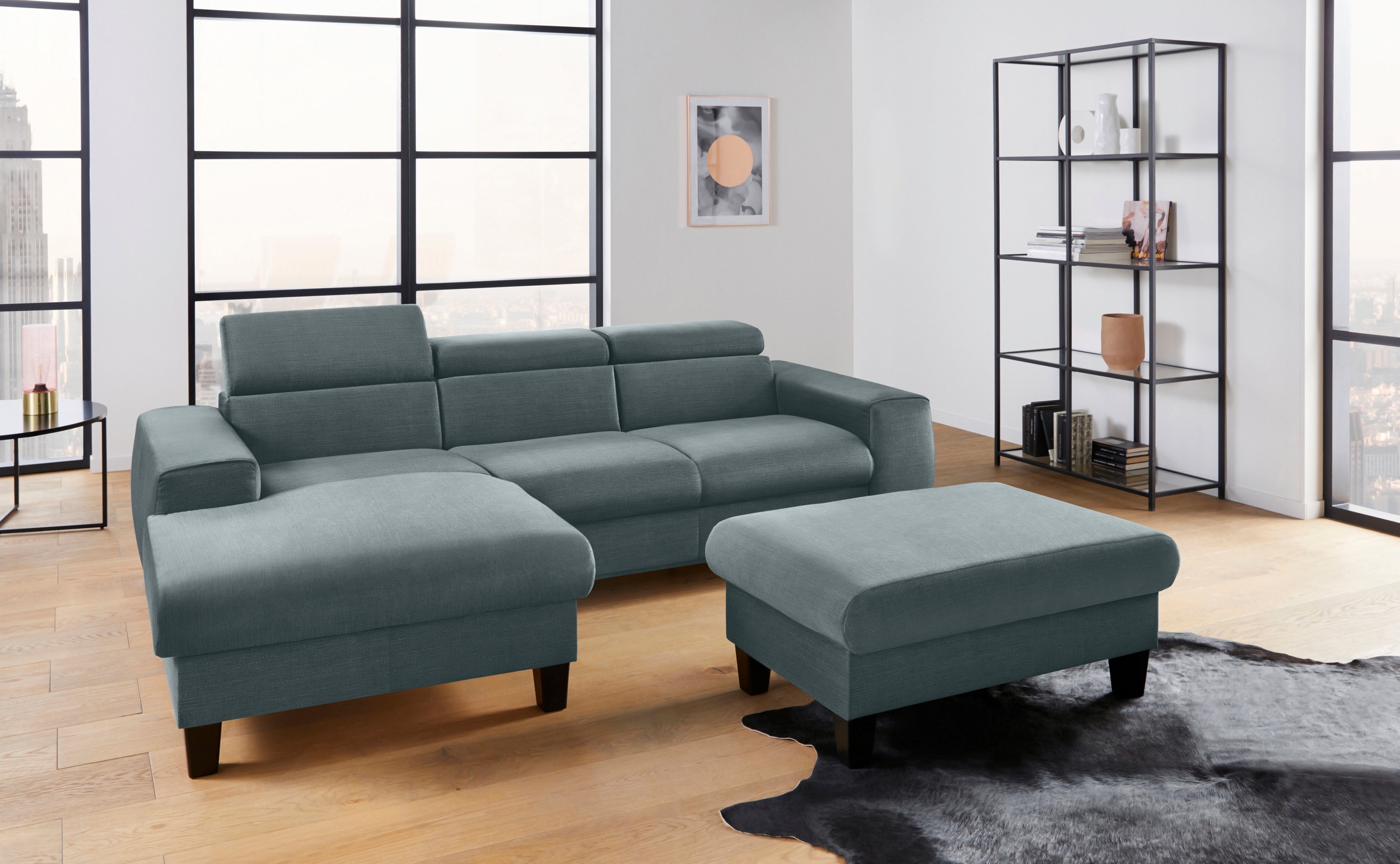 COTTA Polstergarnitur "Morven L-Form", (Set), Set bestehend aus: Ecksofa mi günstig online kaufen