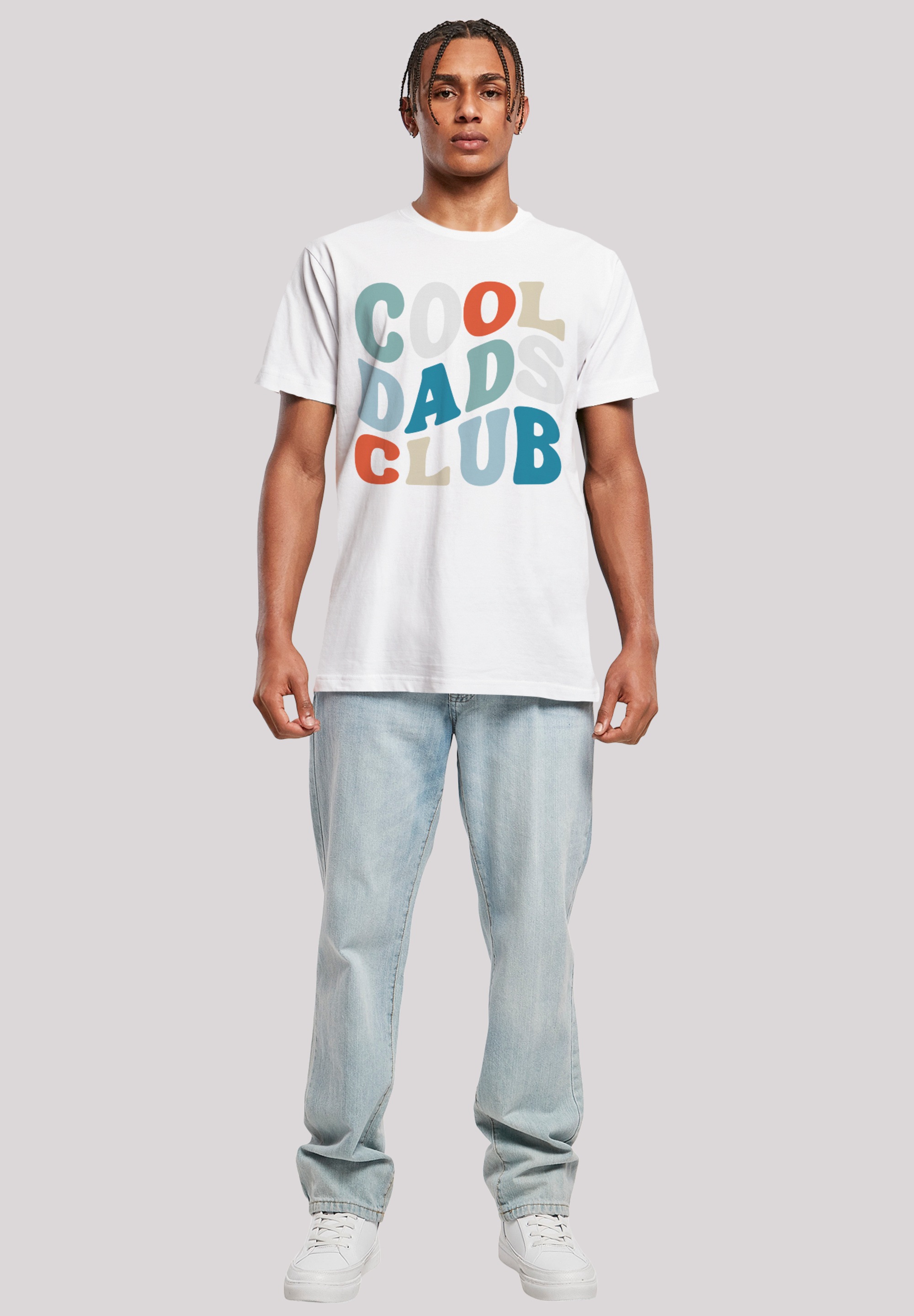 F4NT4STIC T-Shirt »Cool Dads Club Trendiges Vatertagsmotiv für Väter«, Premium Qualität