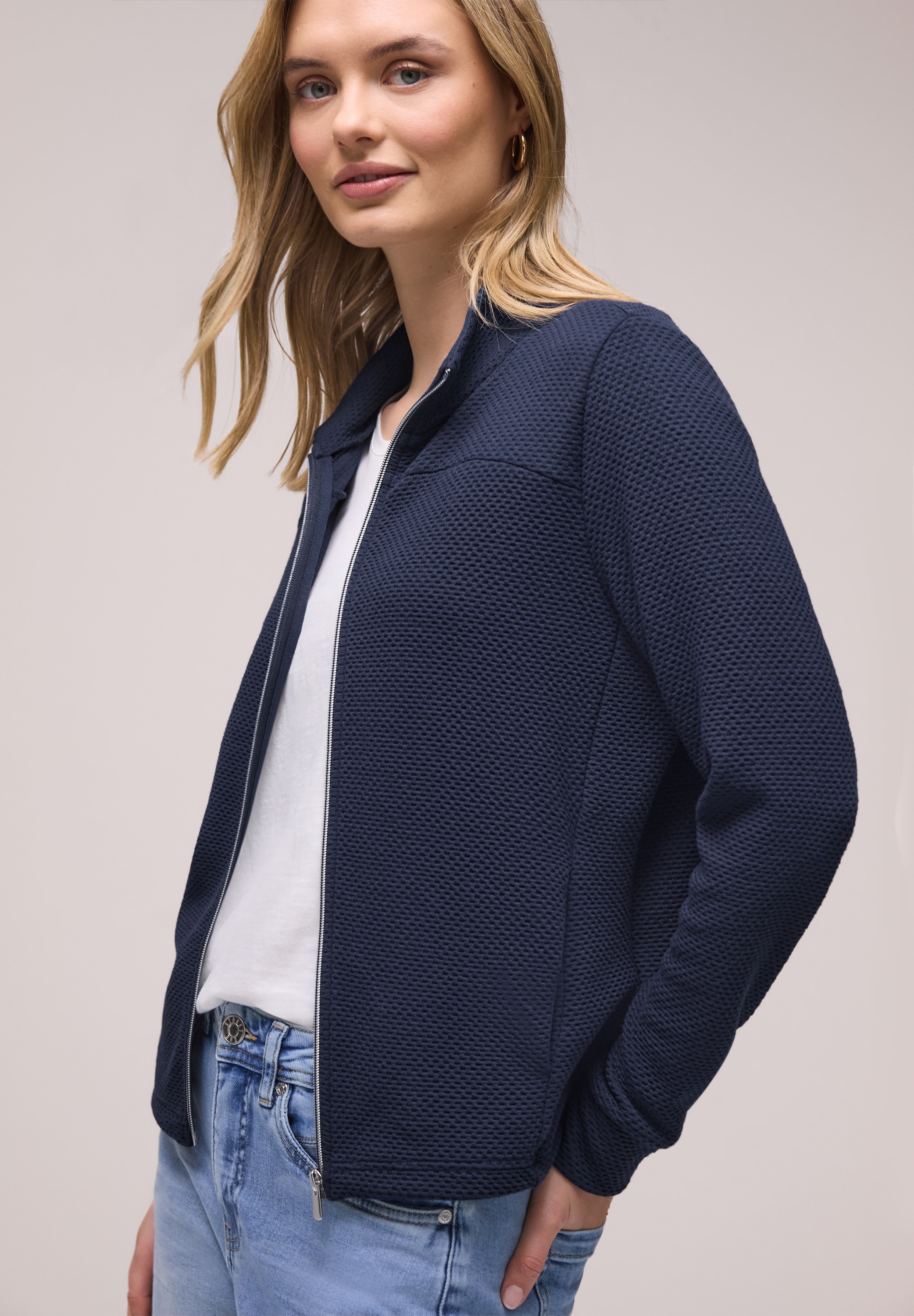 STREET ONE Cardigan mit Turtleneck günstig online kaufen