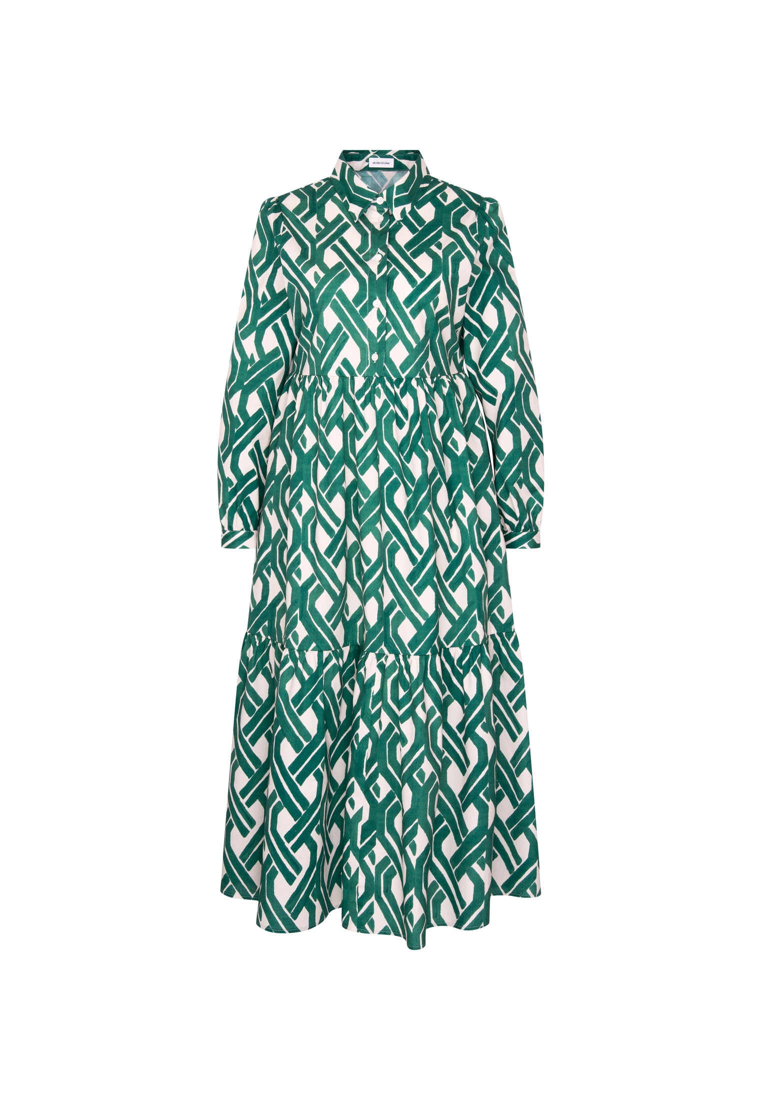 seidensticker Sommerkleid 1/1 Kragen Druck