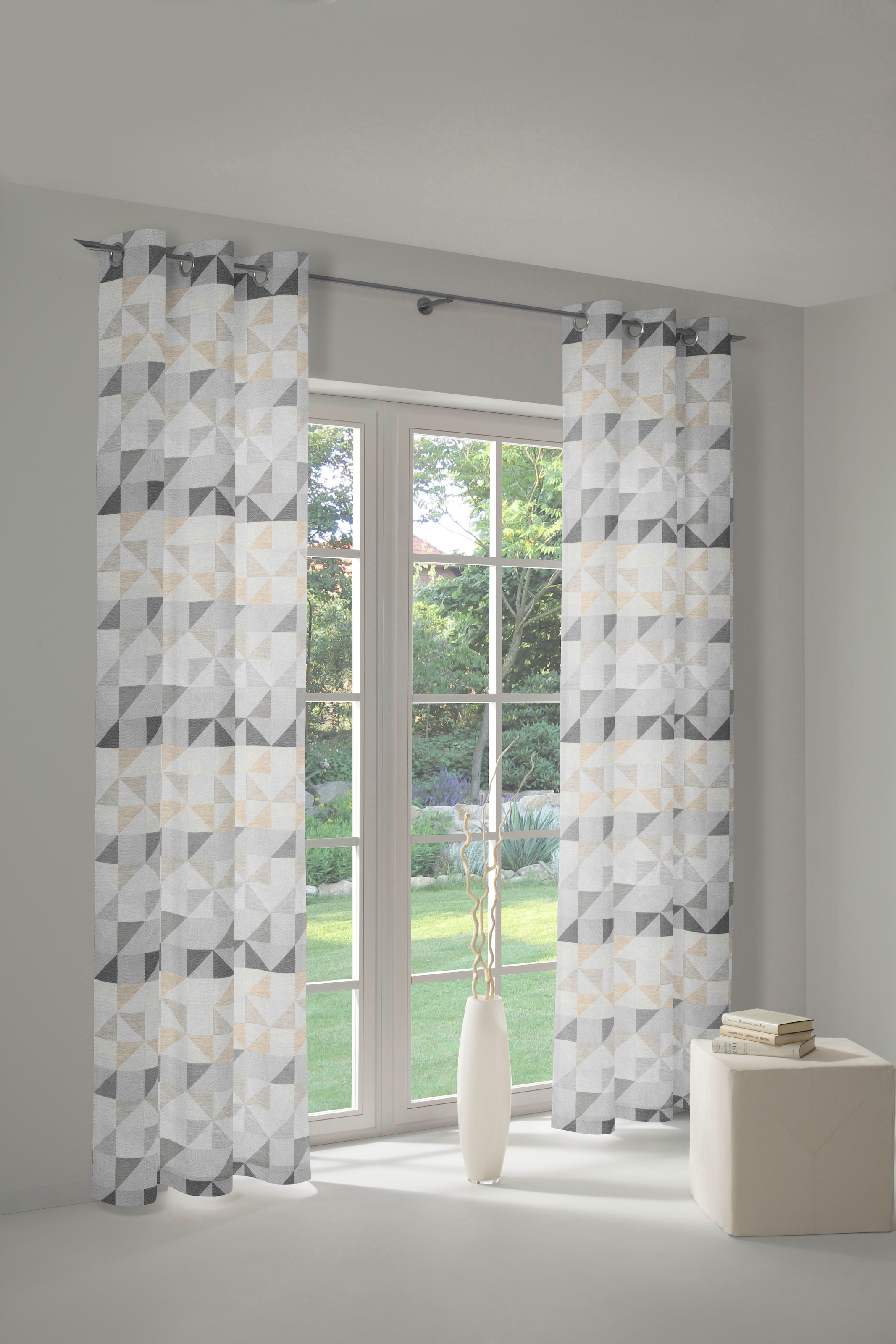 Wirth Vorhang "Berlare" Ösen 1 Stk. tlg. nach Maß günstig online kaufen