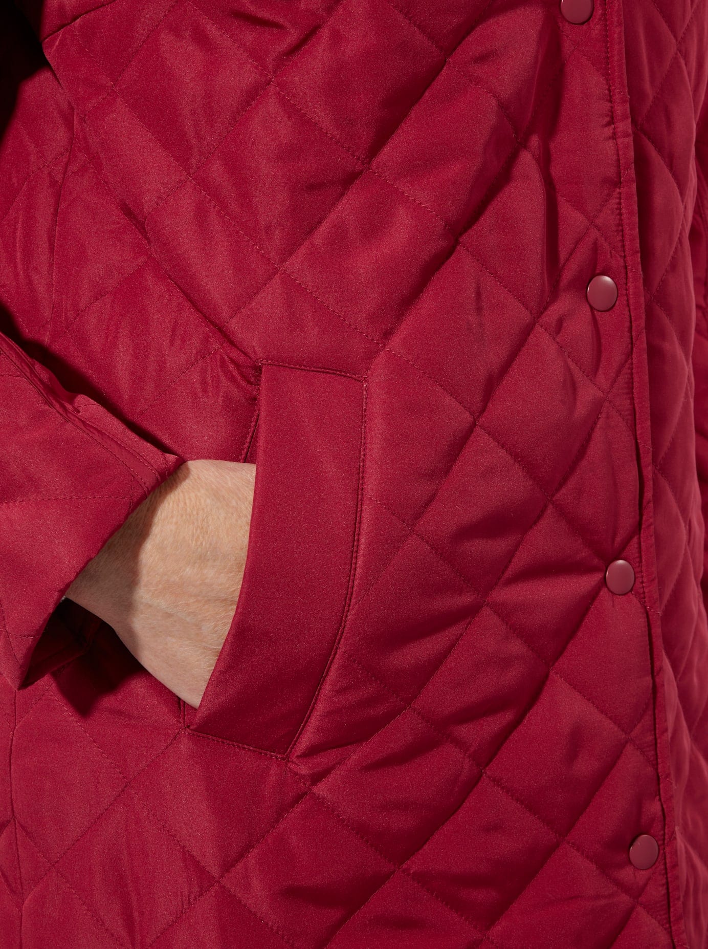Classic Basics Steppjacke mit Kapuze