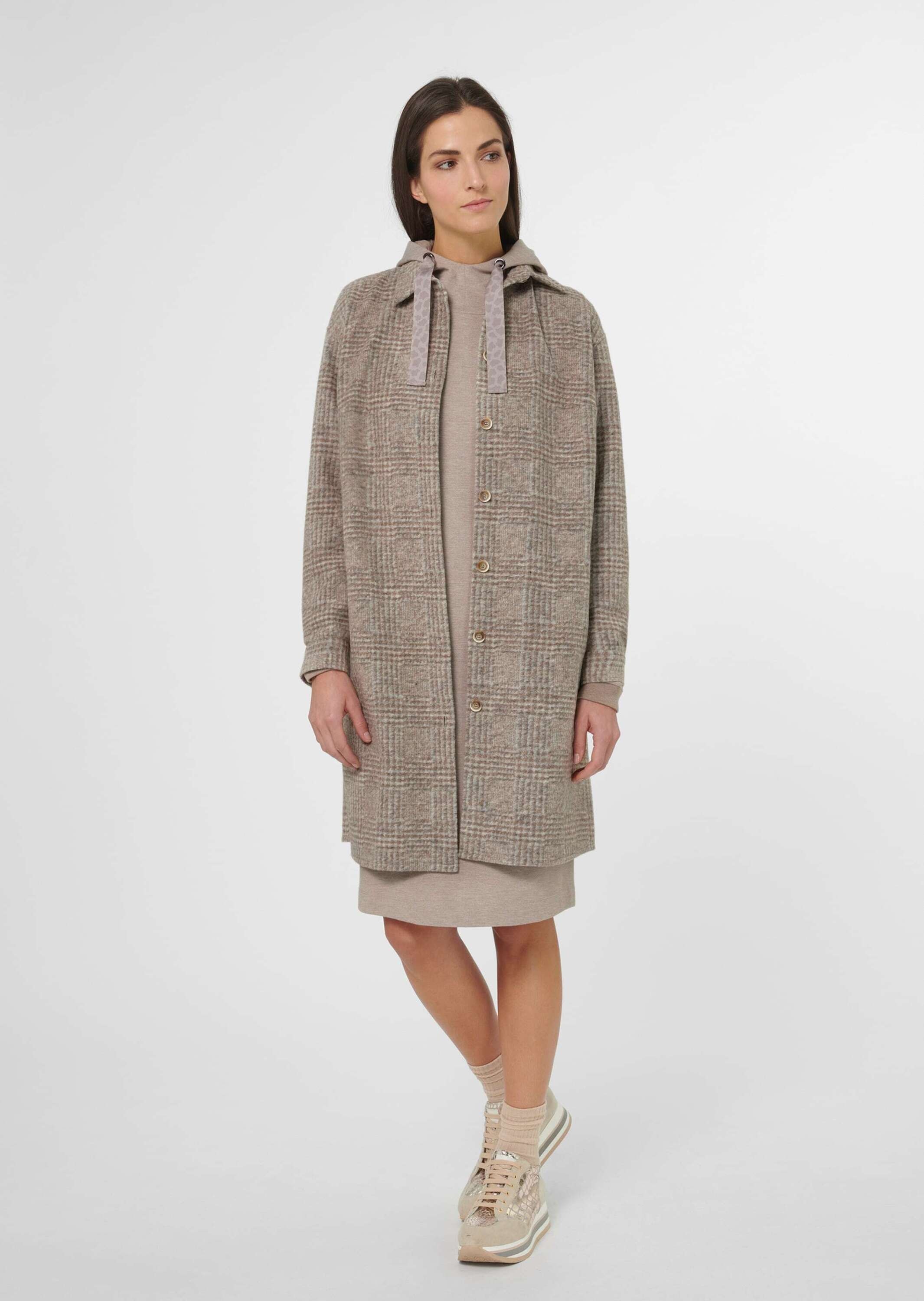 Thumbnail - MADELEINE Outdoorjacke "Hemdjacke Lange Hemdjacke mit Glencheck-Karo"