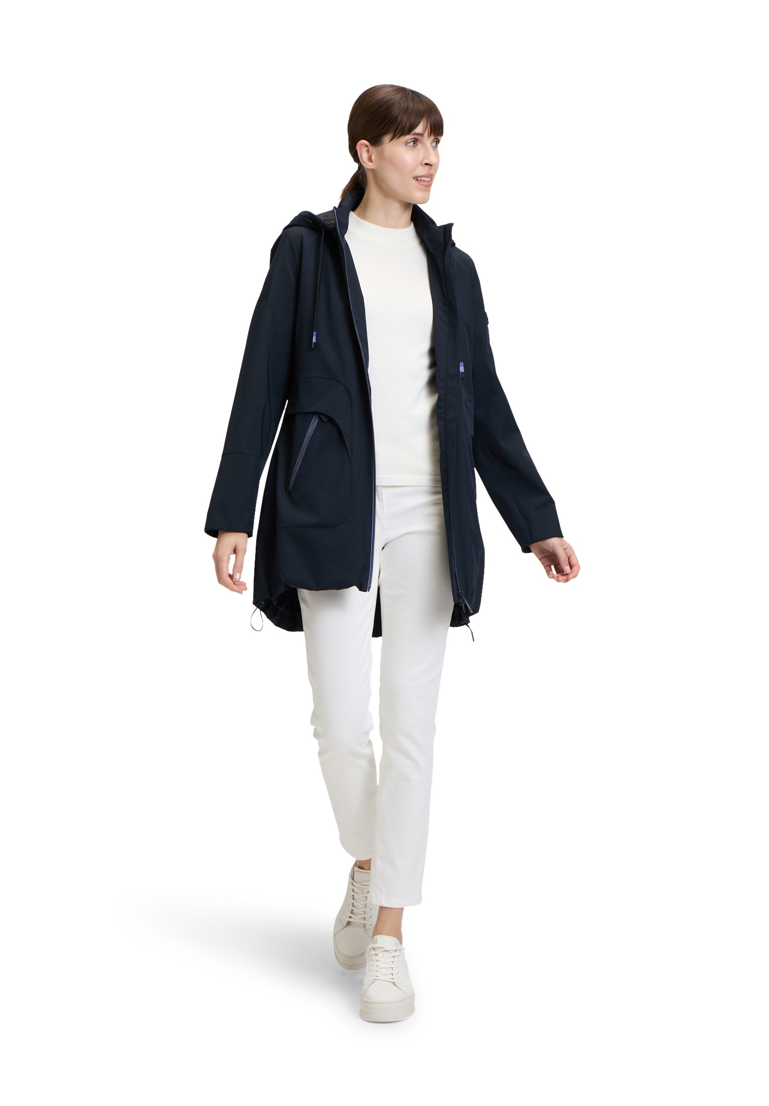 Betty Barclay Outdoorjacke »Betty Barclay Outdoorjacke mit abnehmbarer Kapuze«, mit Kapuze