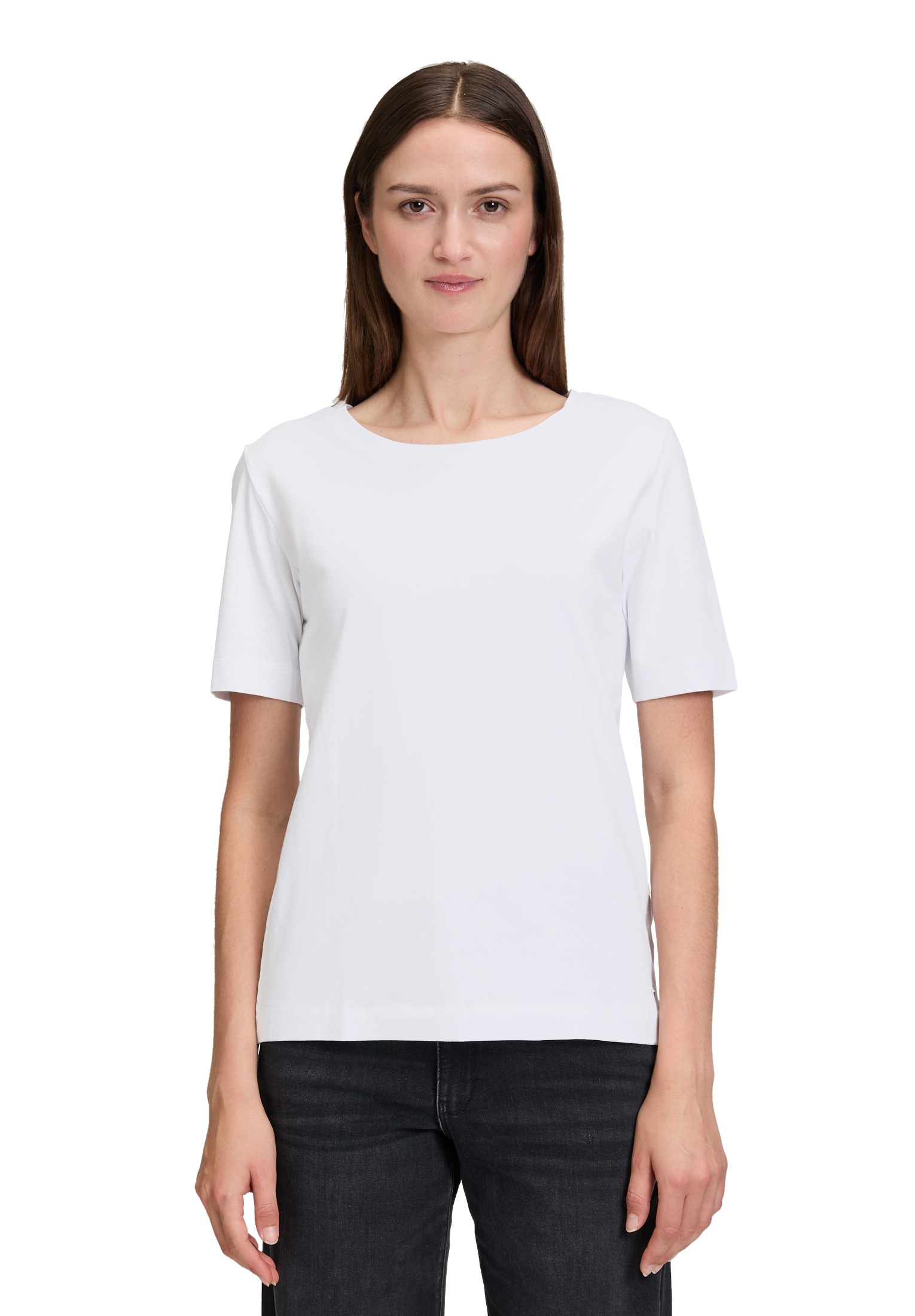 Betty&Co Kurzarmshirt "Betty & Co Damen Basic Shirt mit Rundhalsausschnitt" günstig online kaufen
