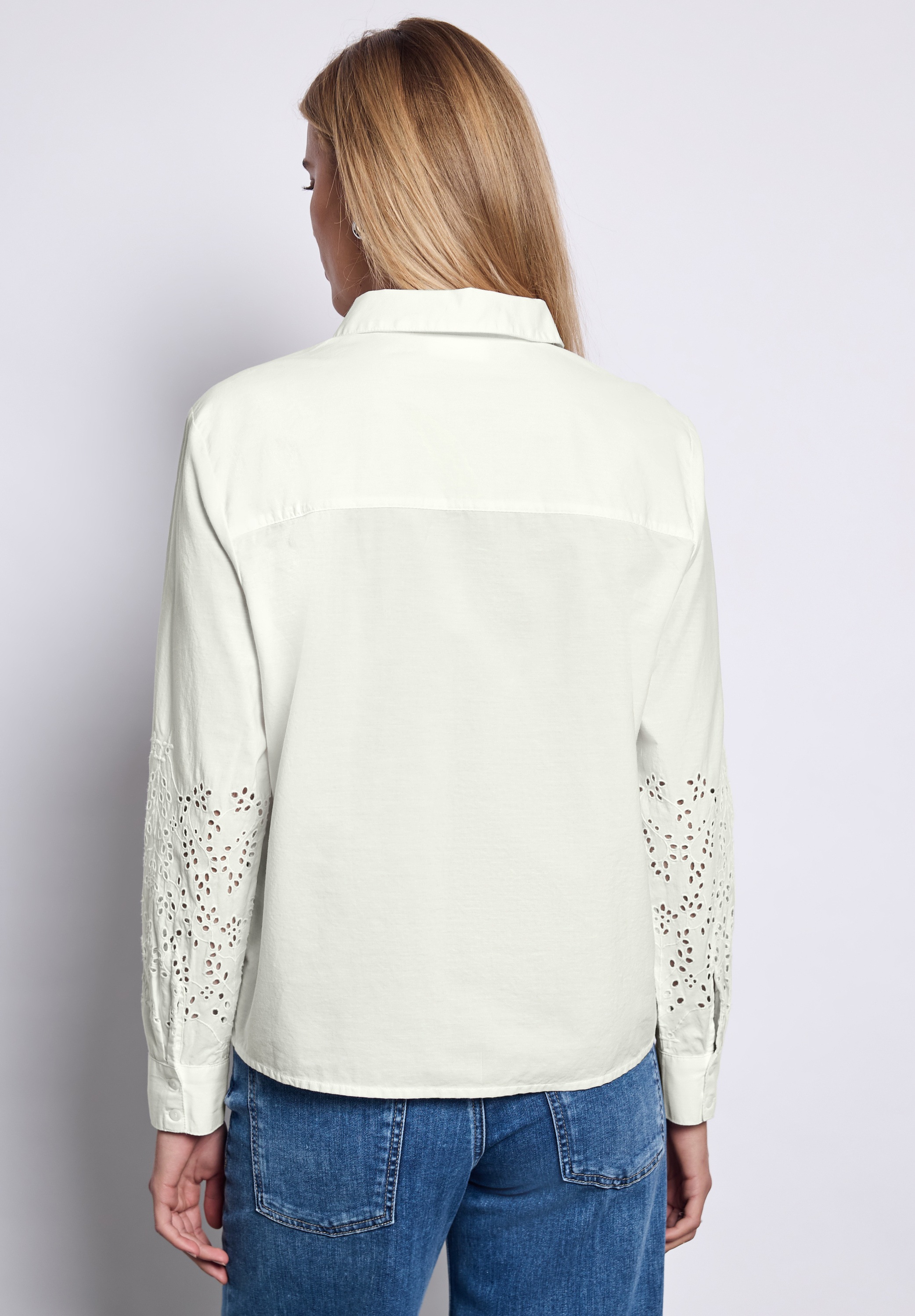 STREET ONE STUDIO Hemdbluse, aus reiner Baumwolle günstig online kaufen