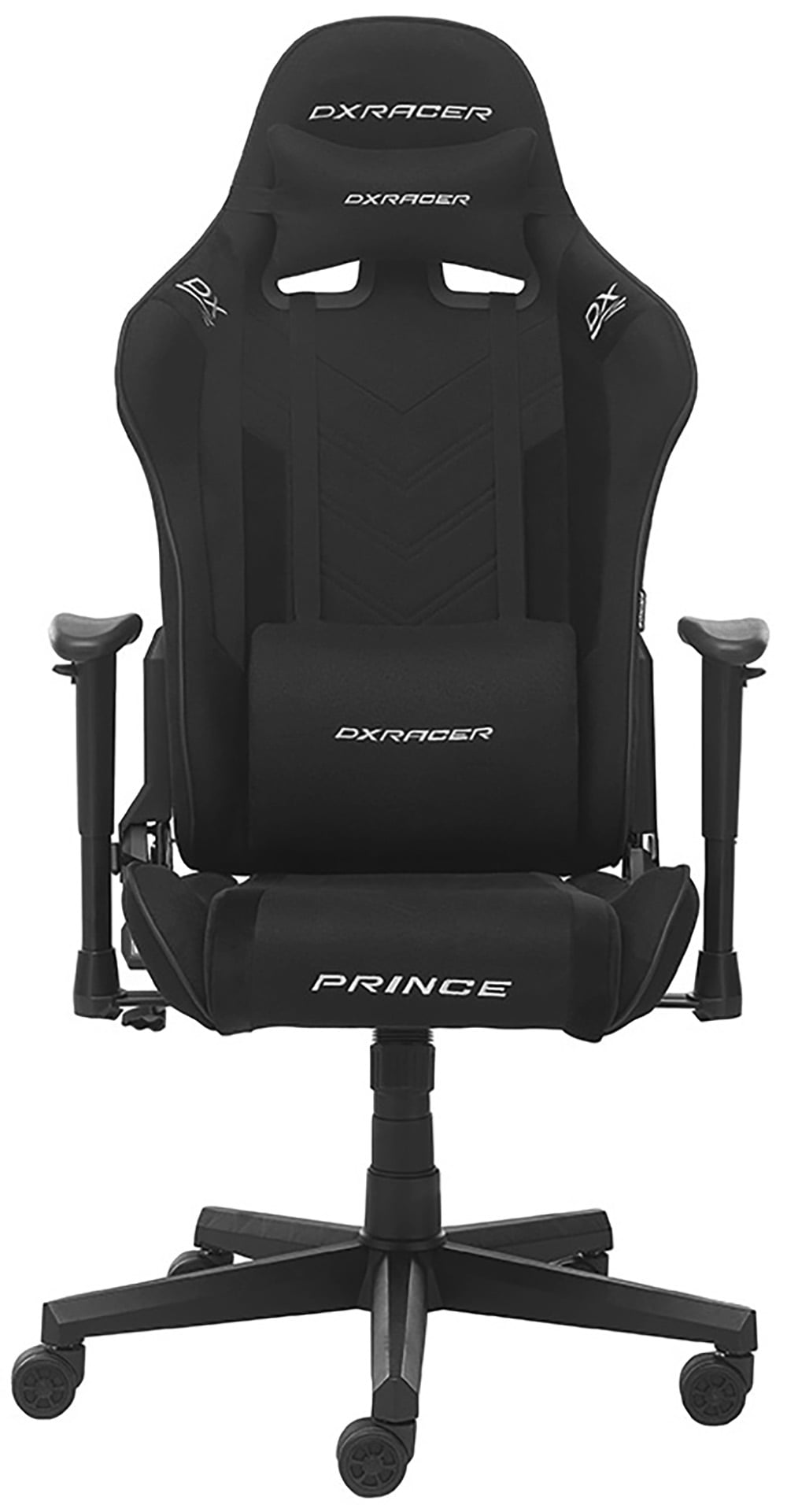 MCA furniture Gaming-Stuhl »DX Racer Prince Gamingchair«, (Set), 1 St., Stoff, Gaming,Racing,Design,Lordose,Kissen,Armlehne,drehbar,verstellbar