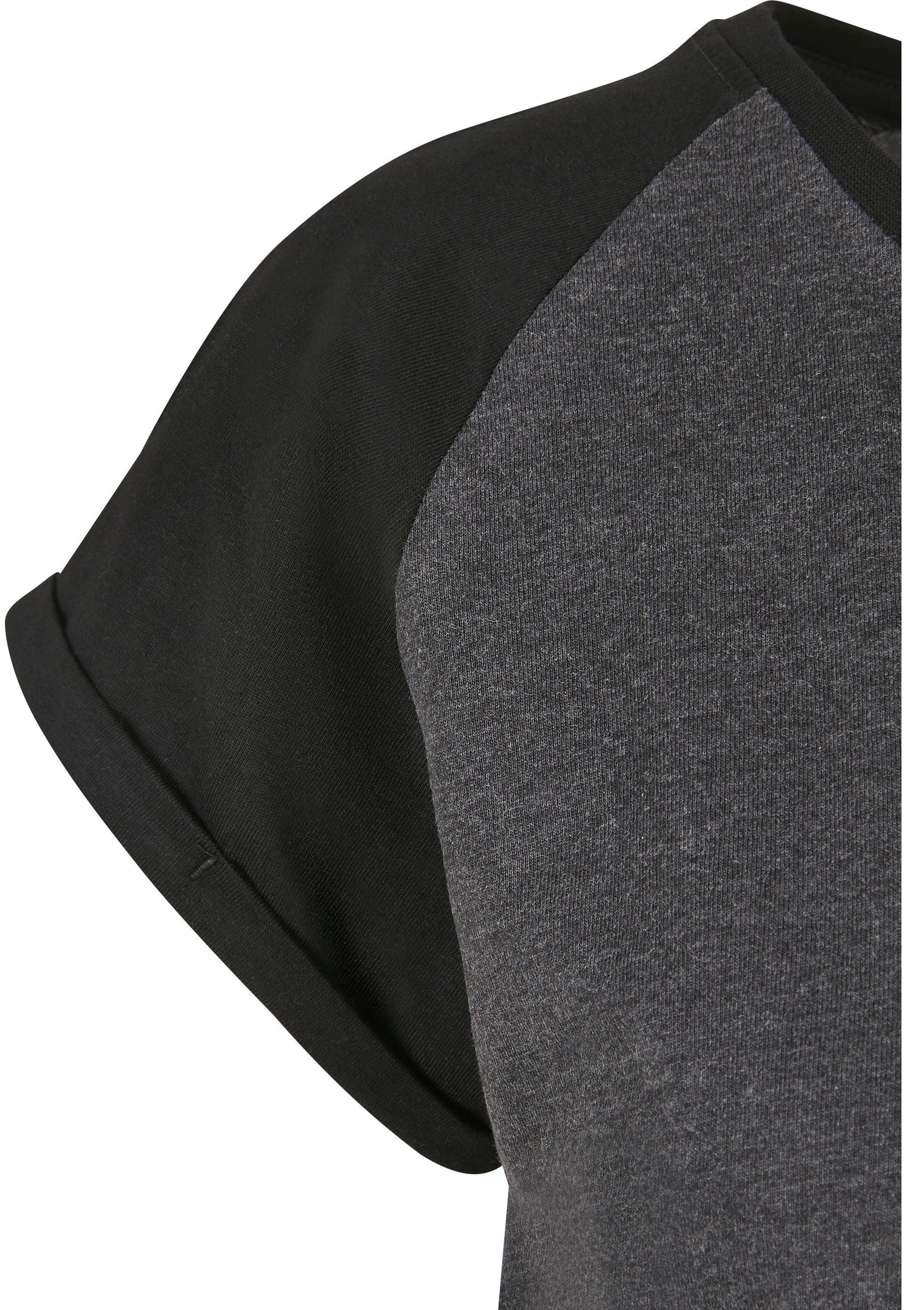 URBAN CLASSICS Shirtkleid »Urban Classics Damen Ladies Contrast Raglan Tee Dress« 1 Stk. tlg.