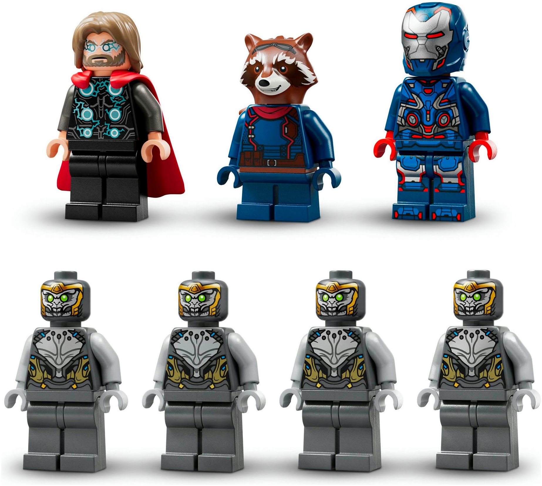 LEGO® Konstruktionsspielsteine »Avengers: Endgame Thor vs. Chitauri (76322), LEGO Super Heroes«, (373 St.), Made in Europe