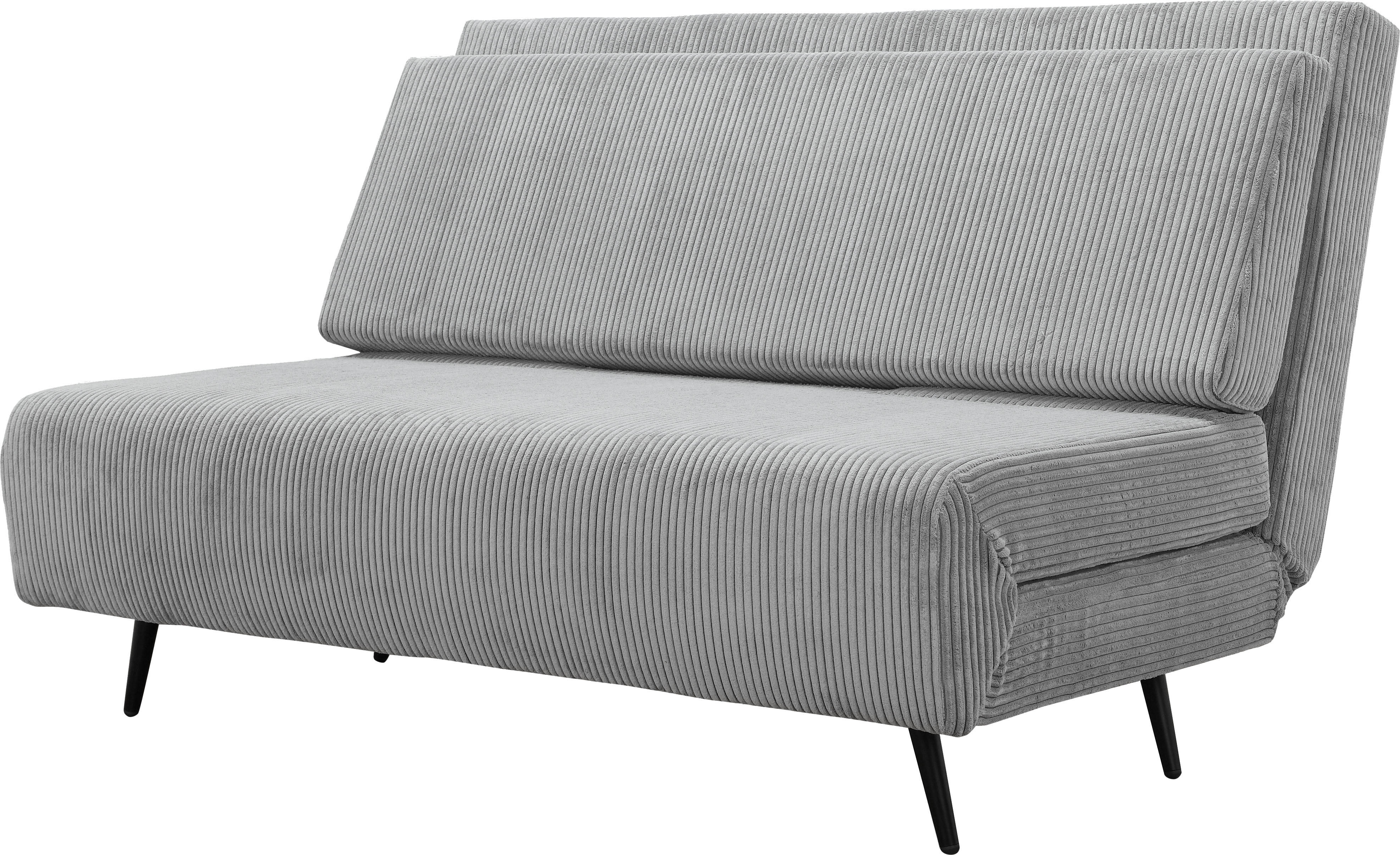 Thumbnail - andas Schlafsofa "Linnea", Daybed mit aufklappbarer Liegefläche, in Webstoff, Veloursstoff, Cord