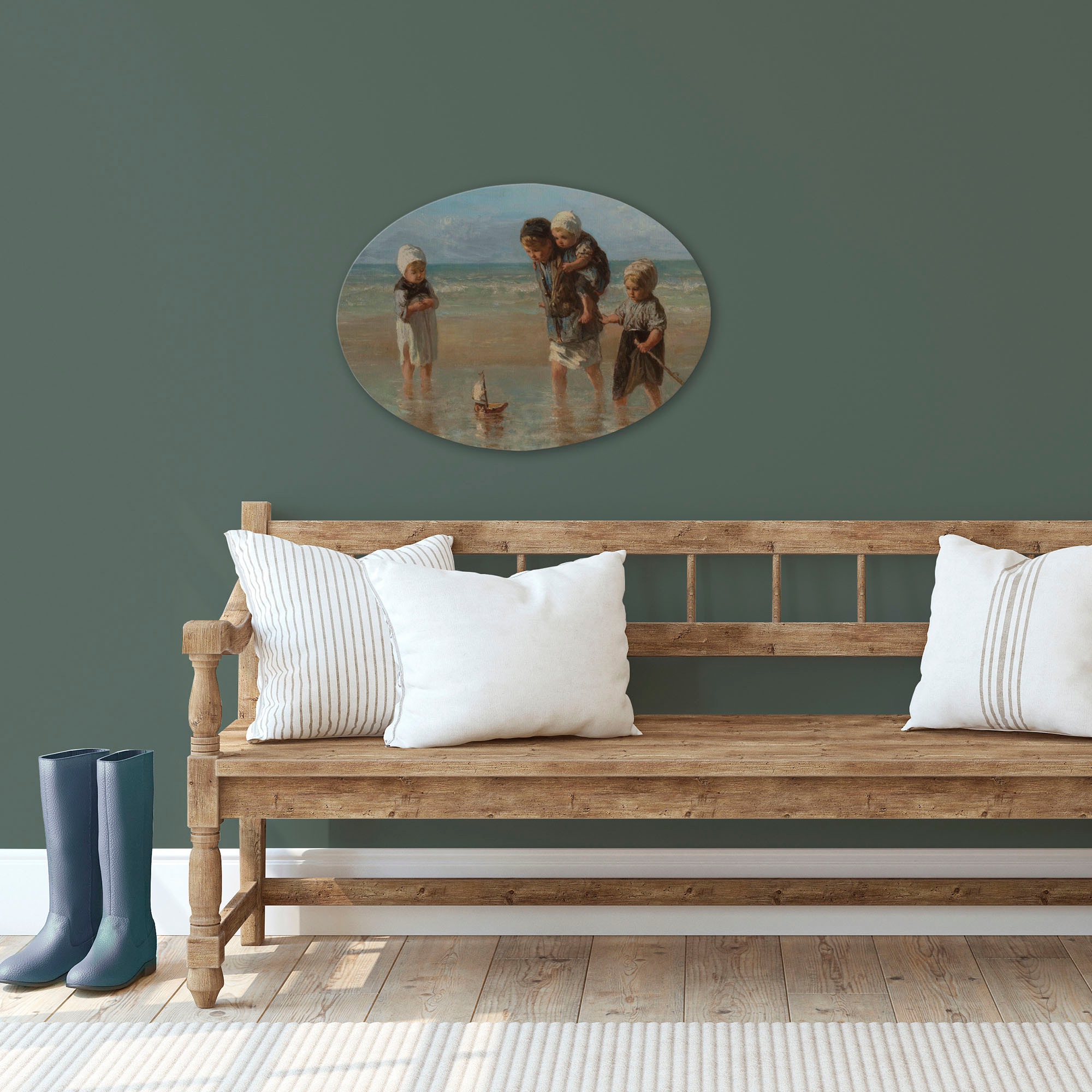 Art for the home Leinwandbild "Kinder Meer (Jozef Israëls)", Art-Portrait, günstig online kaufen