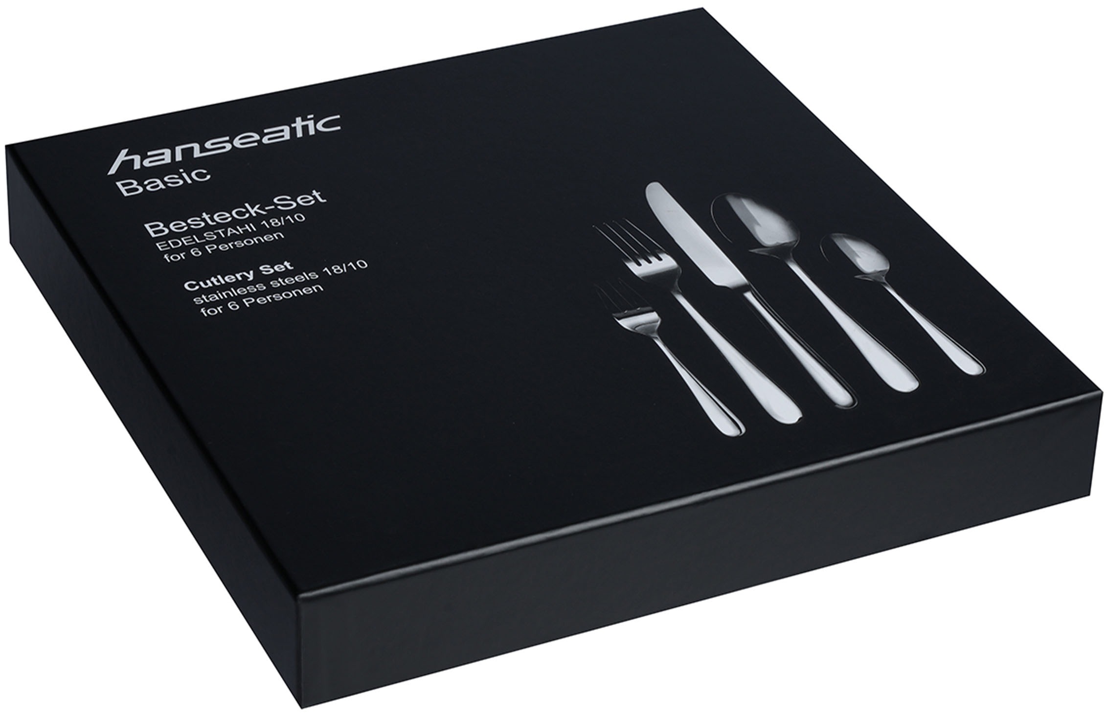 Hanseatic Besteck-Set »BASIC«, (Set, 30 tlg.), modischer Klassiker