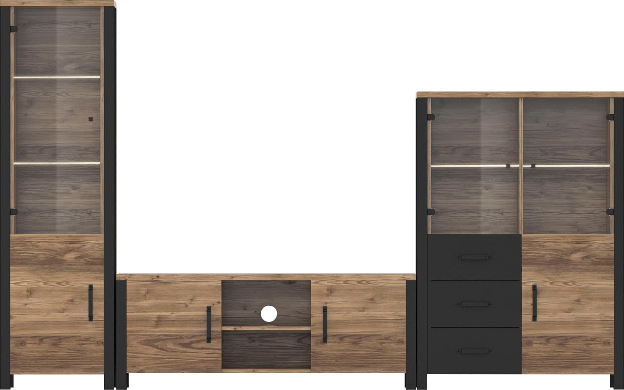 Home affaire Wohnwand "Olin" Set, 3 Stk. tlg. günstig online kaufen