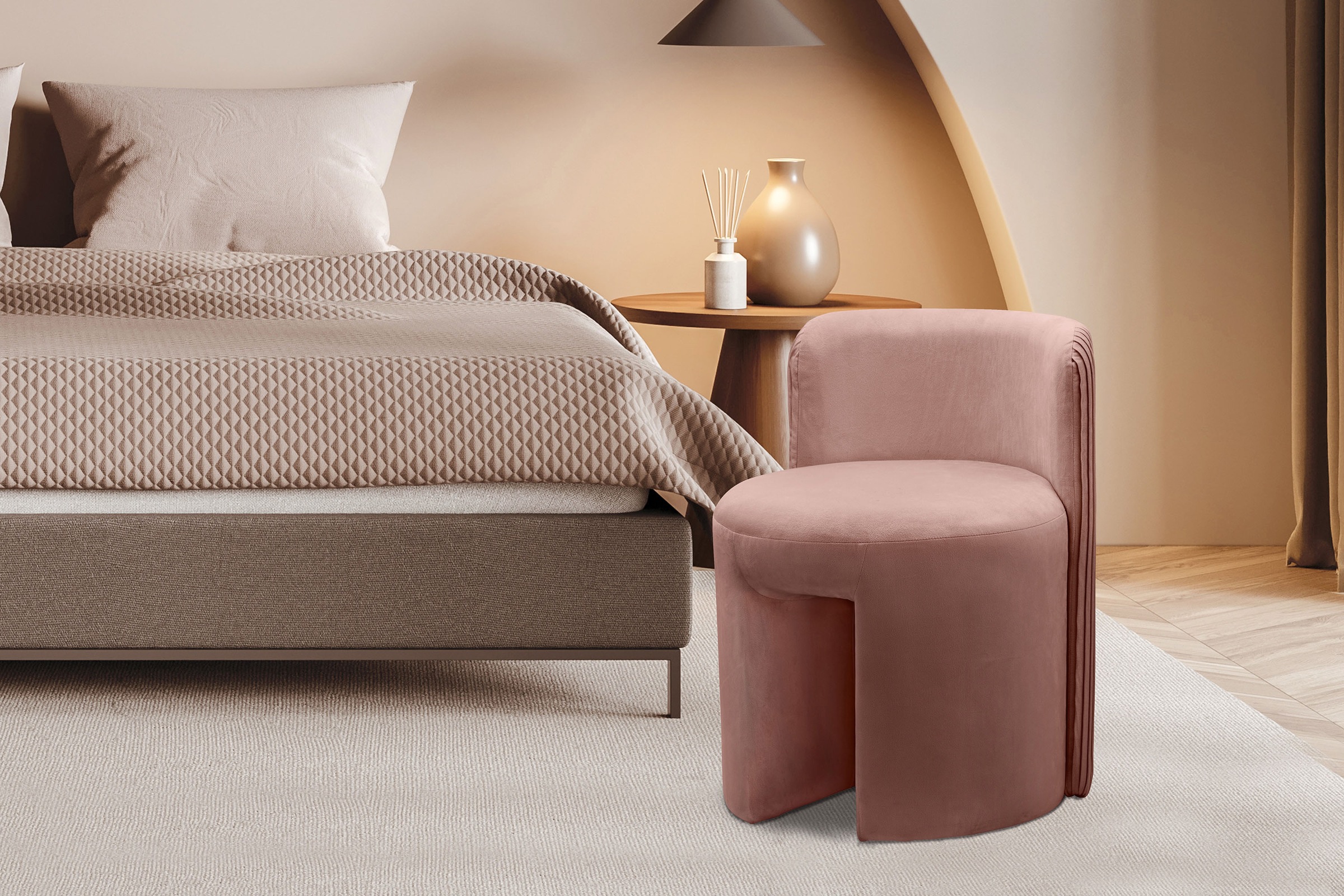 Kayoom Sitzhocker "Hocker Curvy 125, TOPSELLER, bequeme Rückenstütze" OTTOs günstig online kaufen