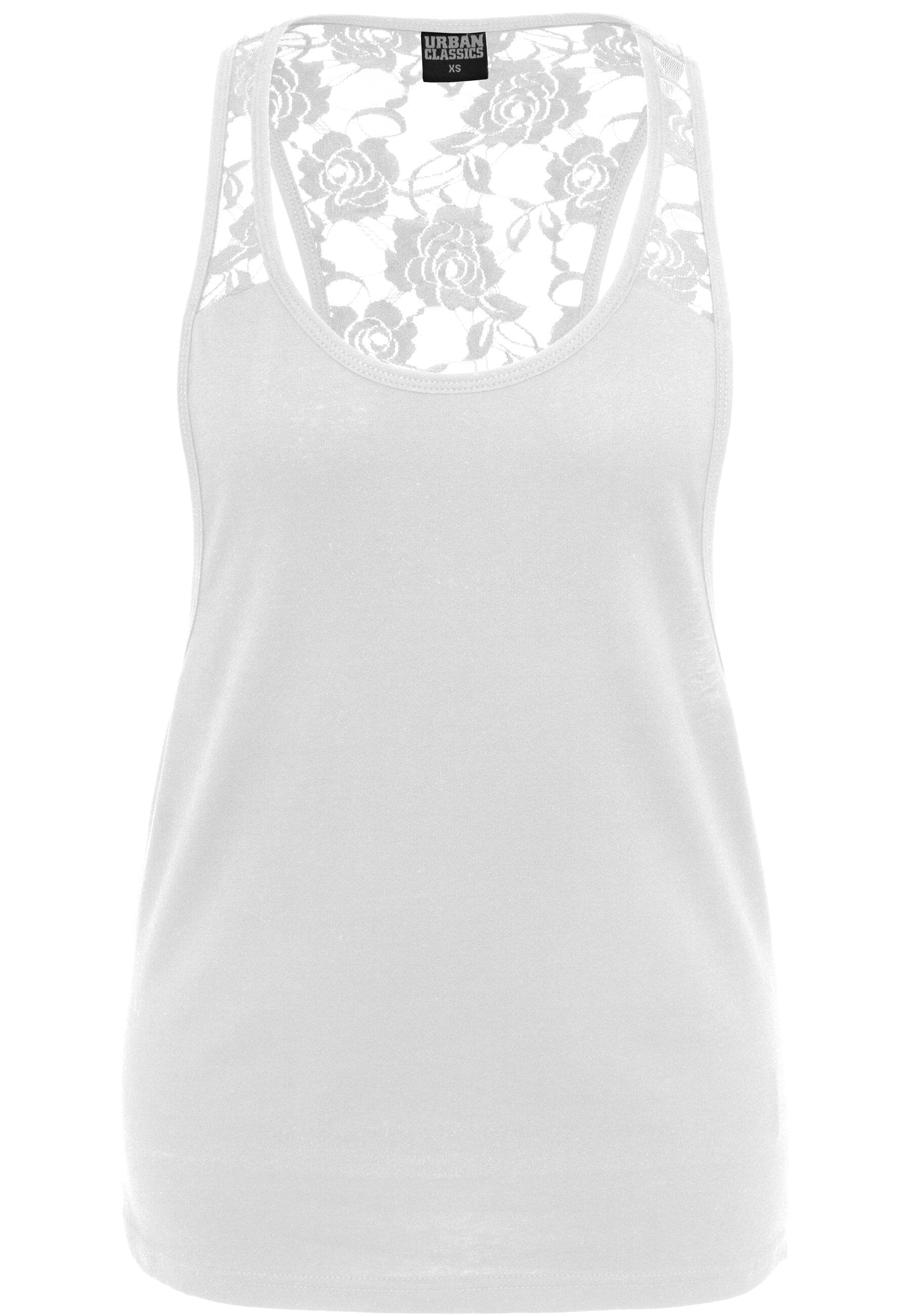 URBAN CLASSICS Muskelshirt "Urban Classics Damen Ladies Flower Laces Loose Tank"